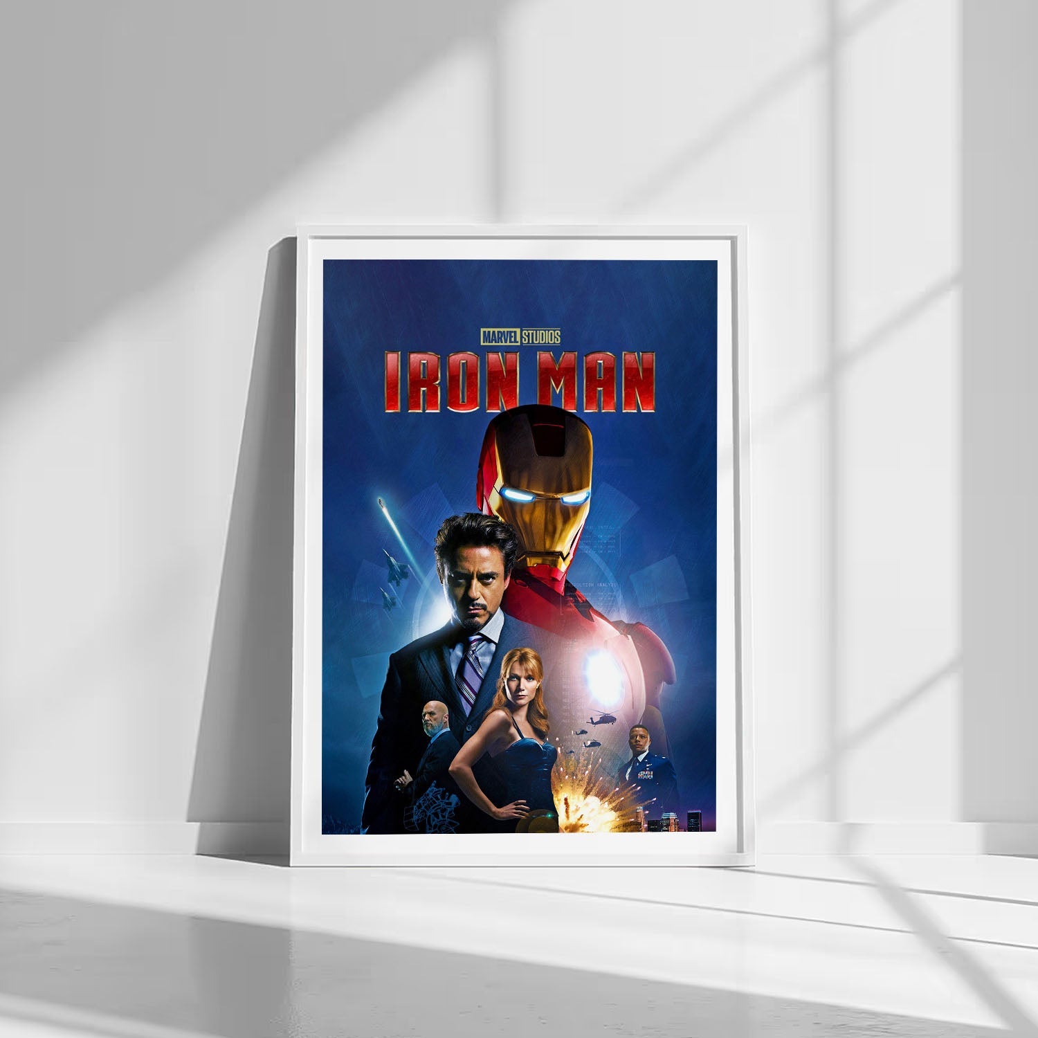 Flex Designs Poster Iron Man 8 x 10" Home Goods - Movie 2008 Movie Poster