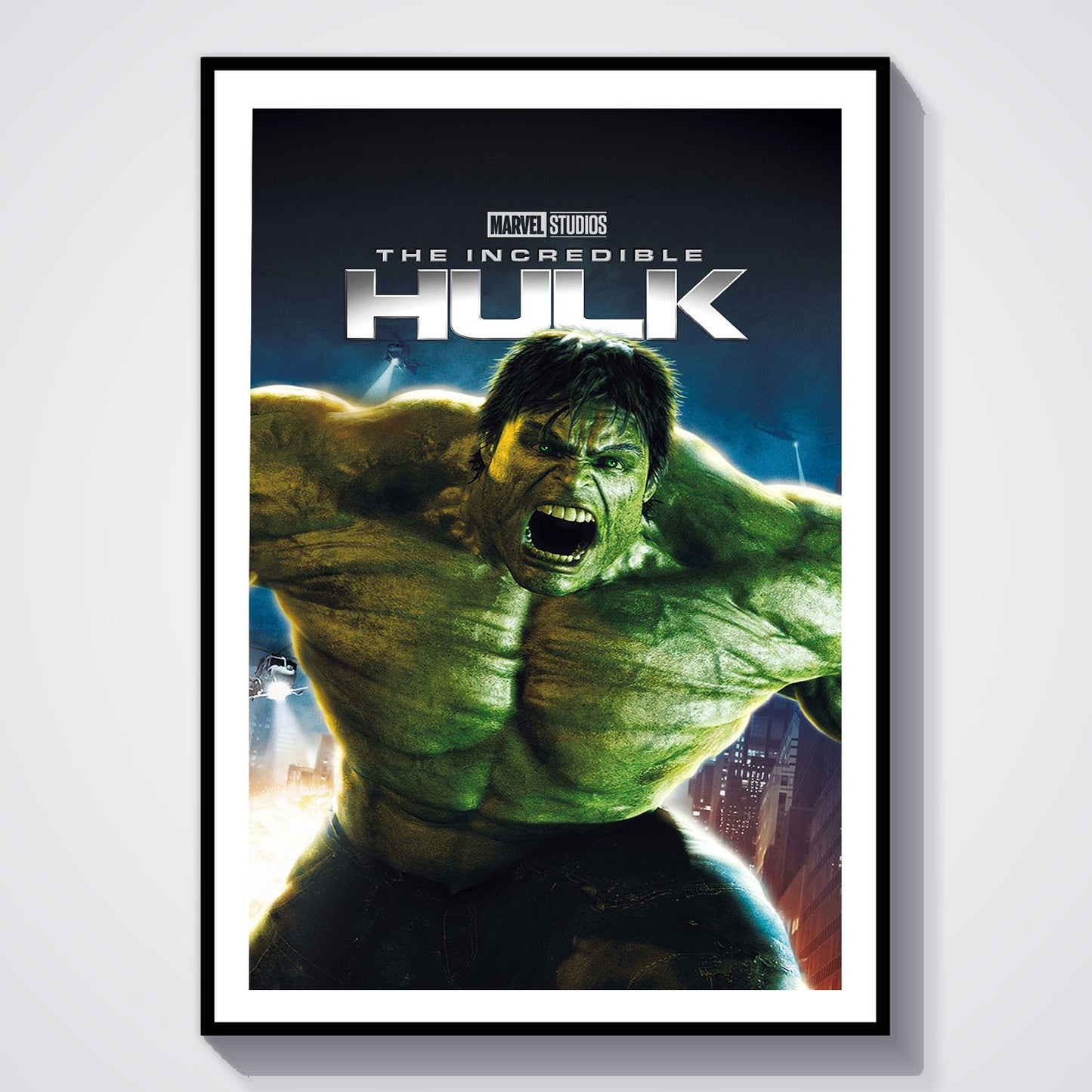 Flex Designs Poster The Incredible Hulk 8 x 10" Home Goods - Movie 2008 Movie Poster