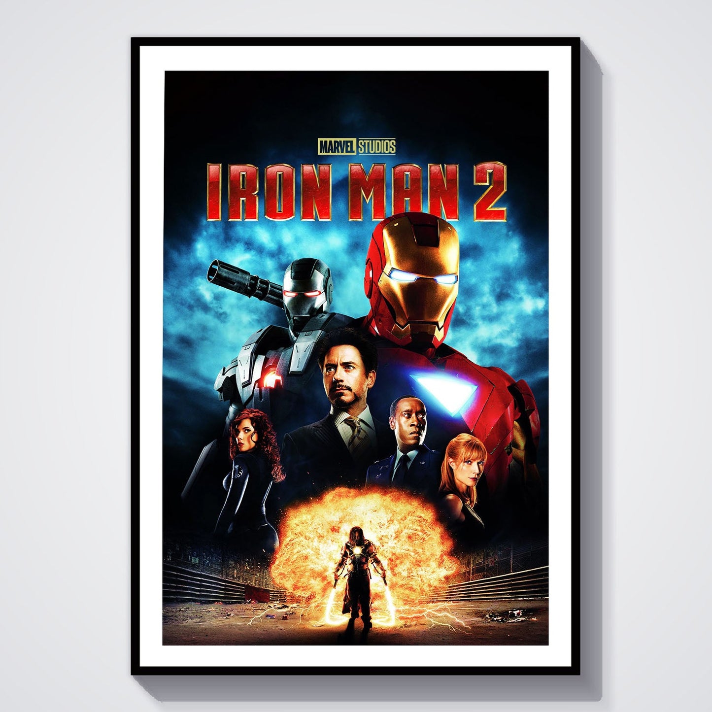 Flex Designs Poster Iron Man 2 8 x 10" Home Goods - Movie 2010 Movie Poster