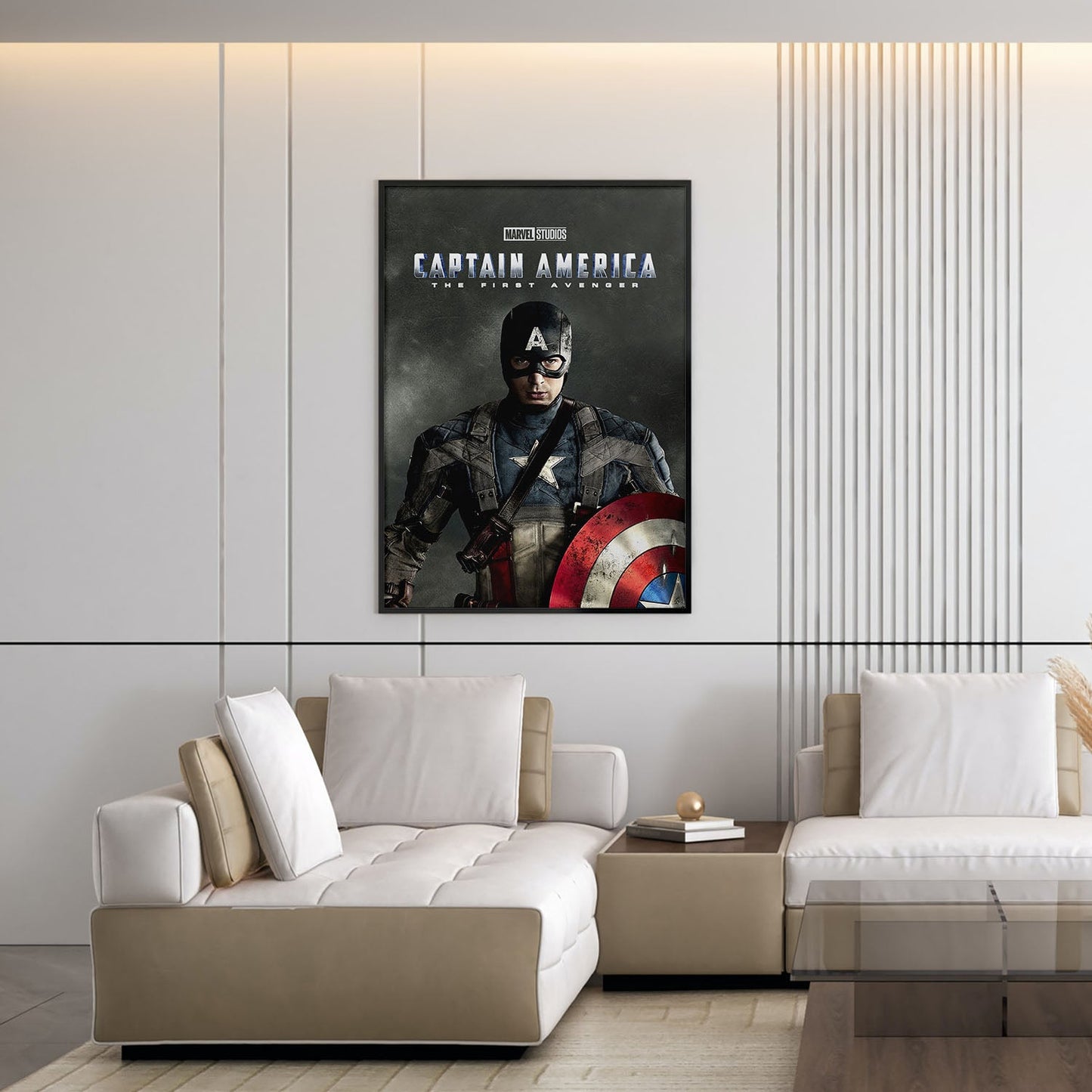 Flex Designs Poster Captain America The First Avenger 5 x 7" Home Goods - Movie 2011 Movie Poster