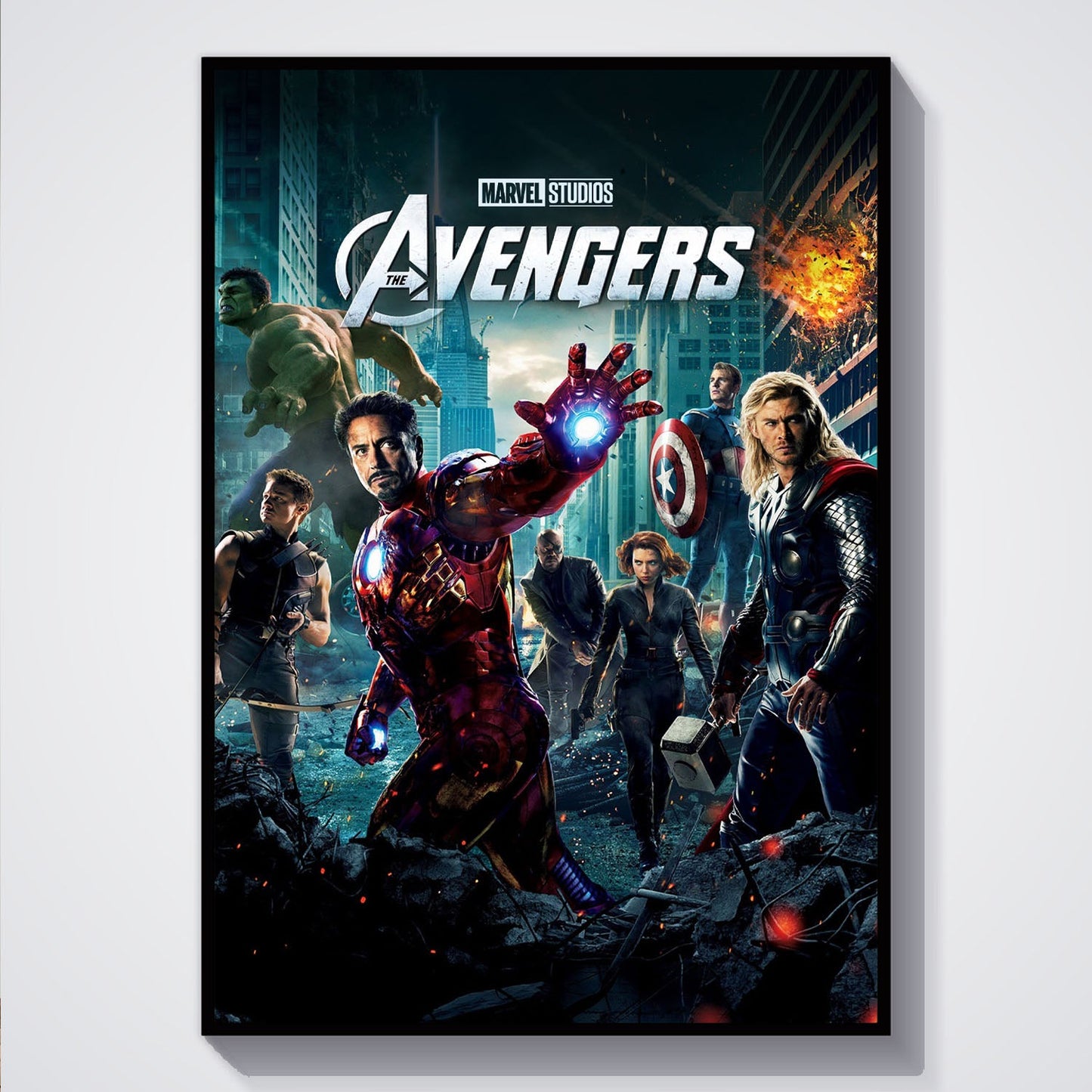 Flex Designs Poster The Avengers 5 x 7" Home Goods - Movie 2012 Movie Poster