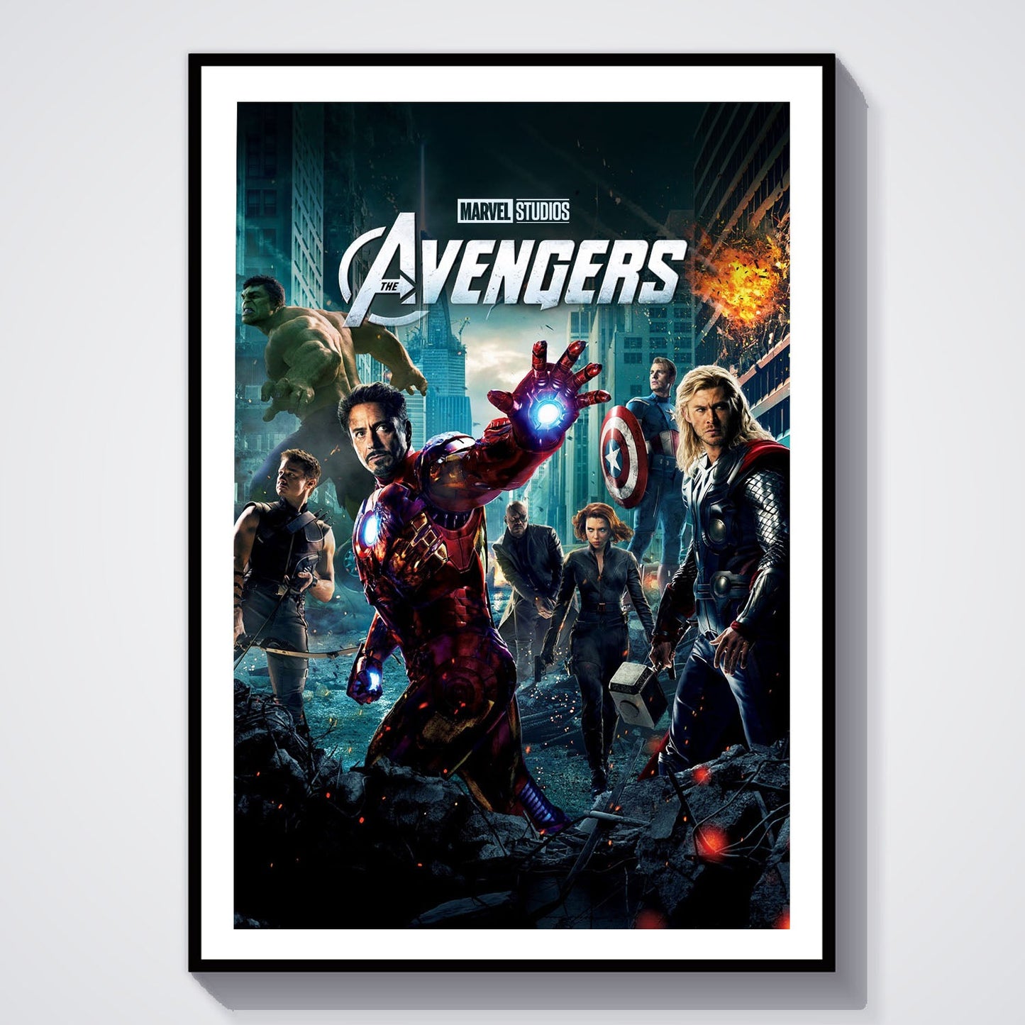 Flex Designs Poster The Avengers 8 x 10" Home Goods - Movie 2012 Movie Poster