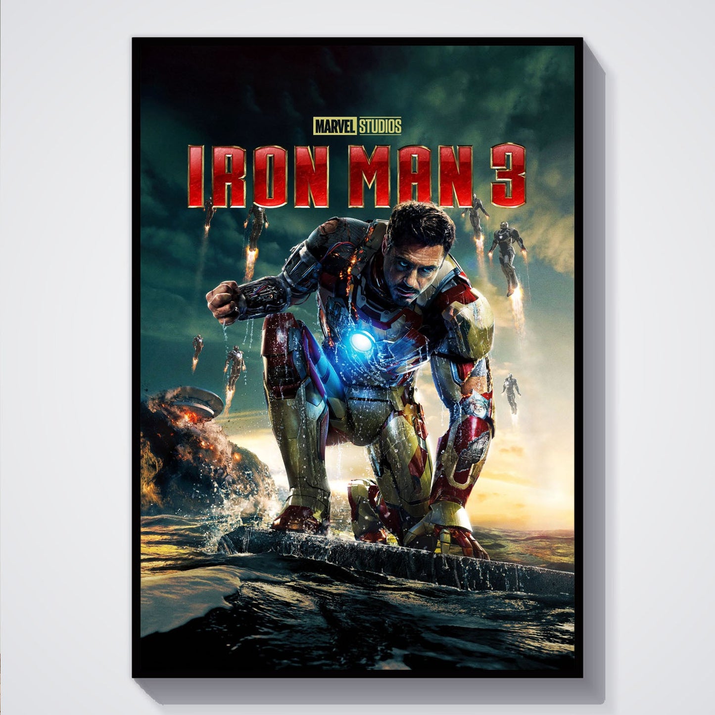Flex Designs Poster Iron Man 3 5 x 7" Home Goods - Movie 2013 Movie Poster