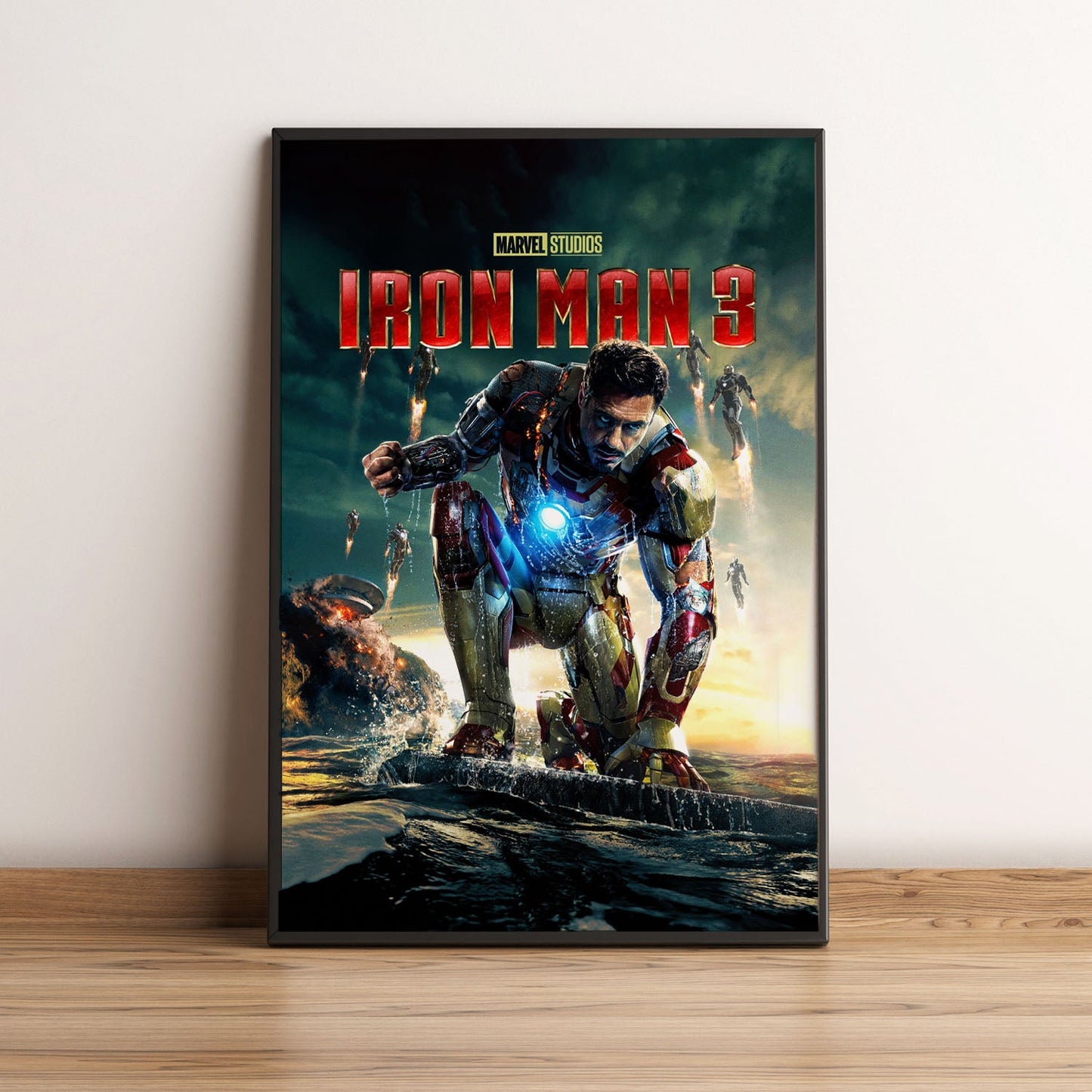 Flex Designs Poster Iron Man 3 5 x 7" Home Goods - Movie 2013 Movie Poster
