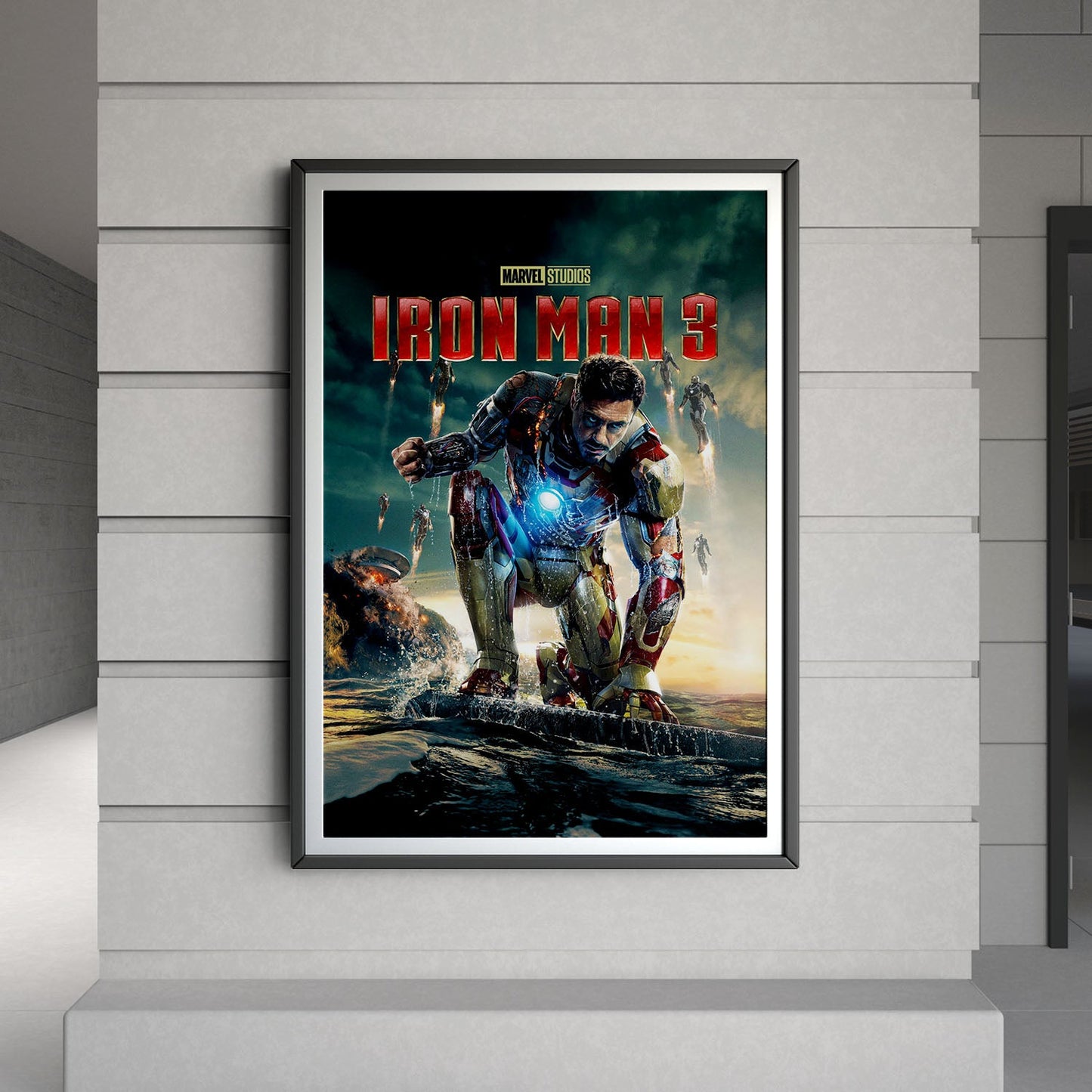 Flex Designs Poster Iron Man 3 8 x 10" Home Goods - Movie 2013 Movie Poster