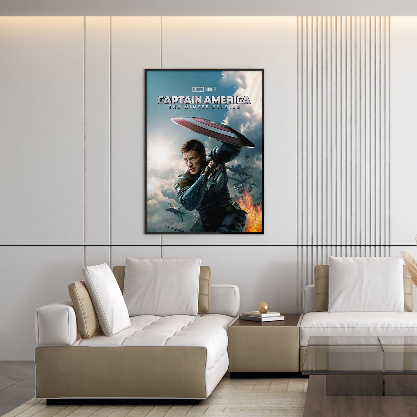 Flex Designs Poster Captain America The Winter Soldier 5 x 7" Home Goods - Movie 2014 Movie Poster