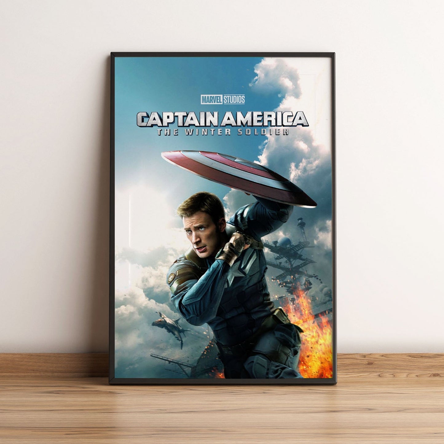 Flex Designs Poster Captain America The Winter Soldier 5 x 7" Home Goods - Movie 2014 Movie Poster