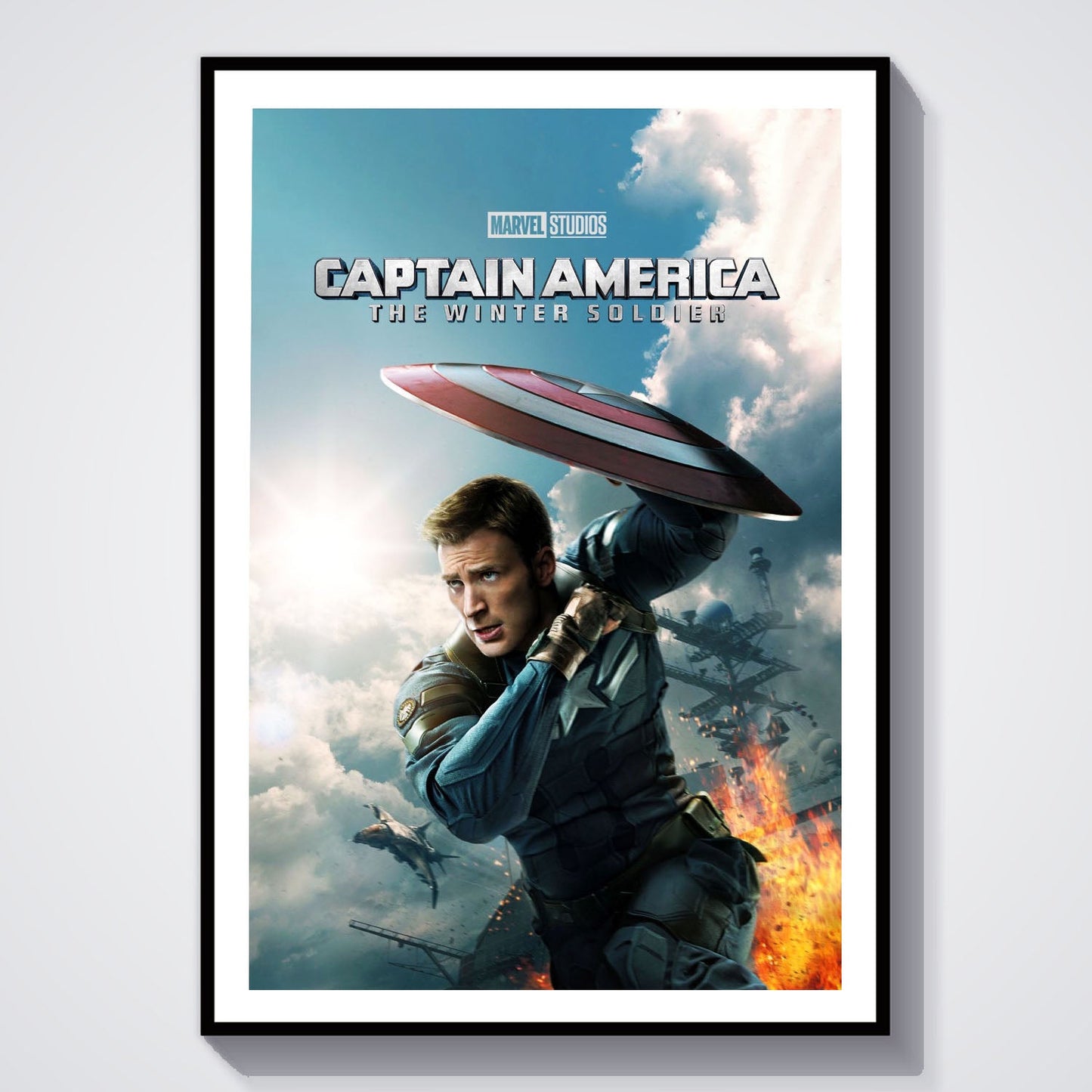 Flex Designs Poster Captain America The Winter Soldier 8 x 10" Home Goods - Movie 2014 Movie Poster