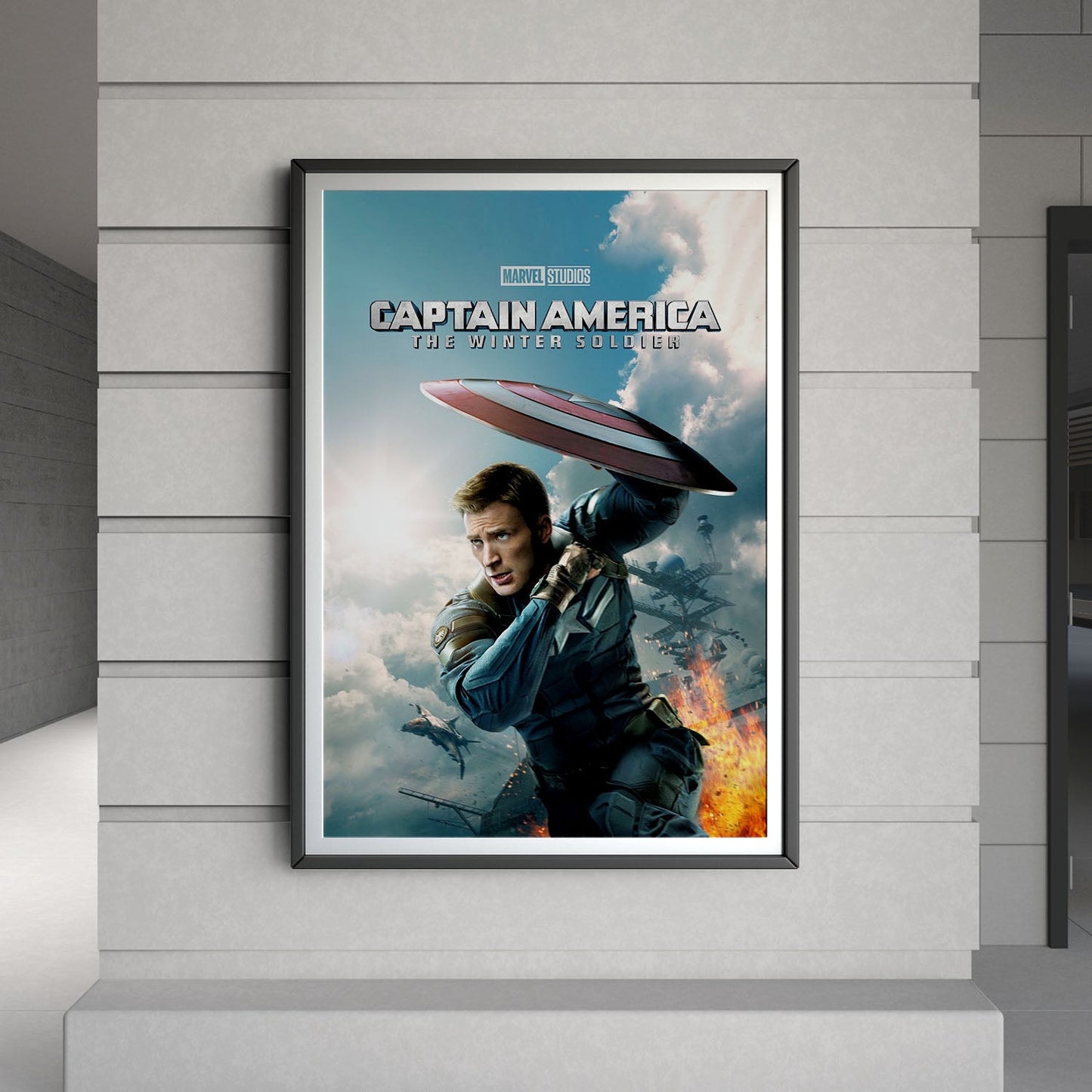 Flex Designs Poster Captain America The Winter Soldier 8 x 10" Home Goods - Movie 2014 Movie Poster