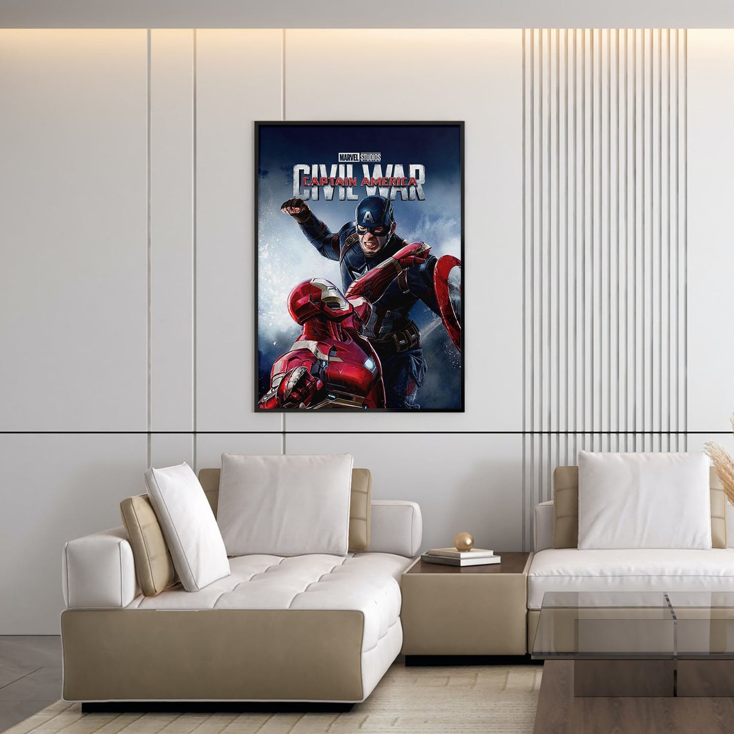 Flex Designs Poster Captain America Civil War 5 x 7" Home Goods - Movie 2016 Movie Poster
