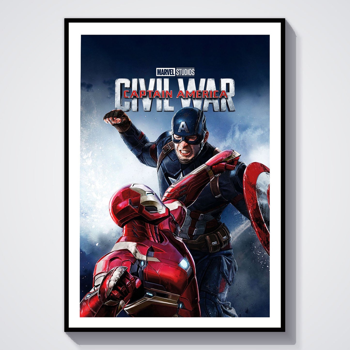Flex Designs Poster Captain America Civil War 8 x 10" Home Goods - Movie 2016 Movie Poster