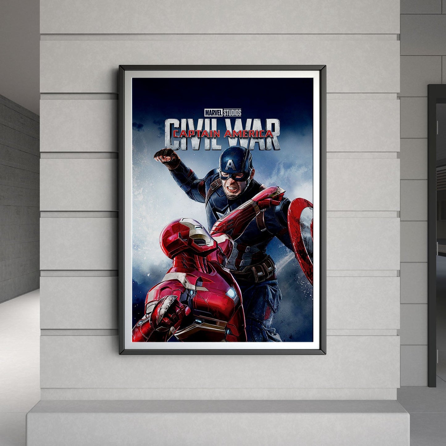 Flex Designs Poster Captain America Civil War 8 x 10" Home Goods - Movie 2016 Movie Poster