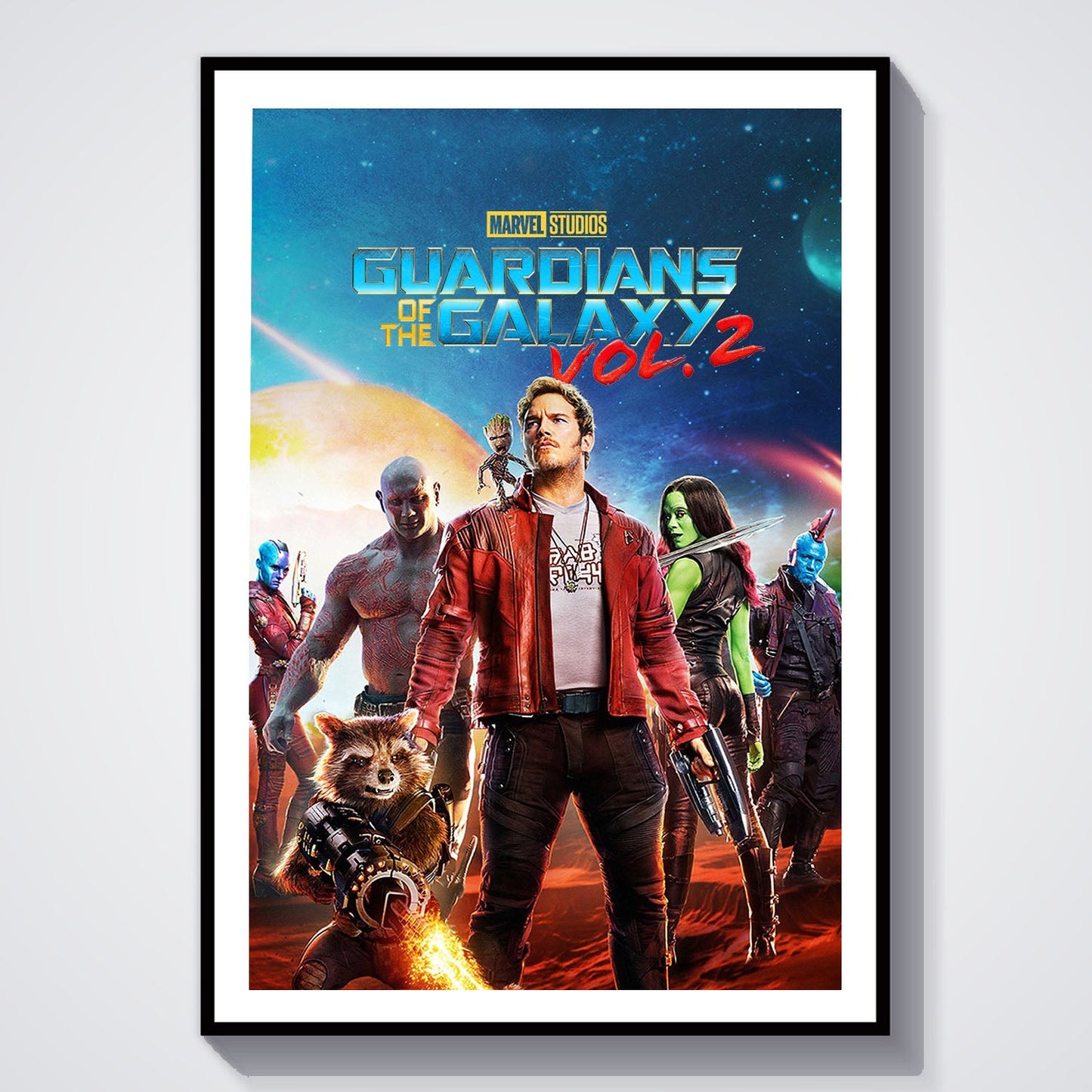 Flex Designs Poster Guardians of the Galaxy Vol 2 8 x 10" Home Goods - Movie 2017 Movie Poster