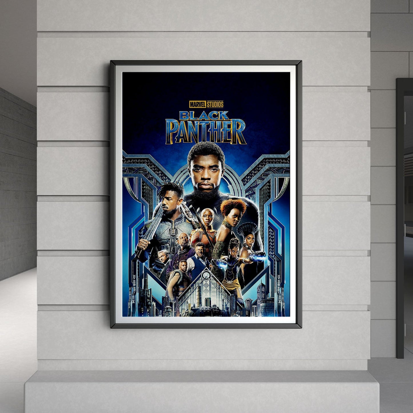Flex Designs Poster Black Panther 8 x 10" Home Goods - Movie 2018 Movie Poster