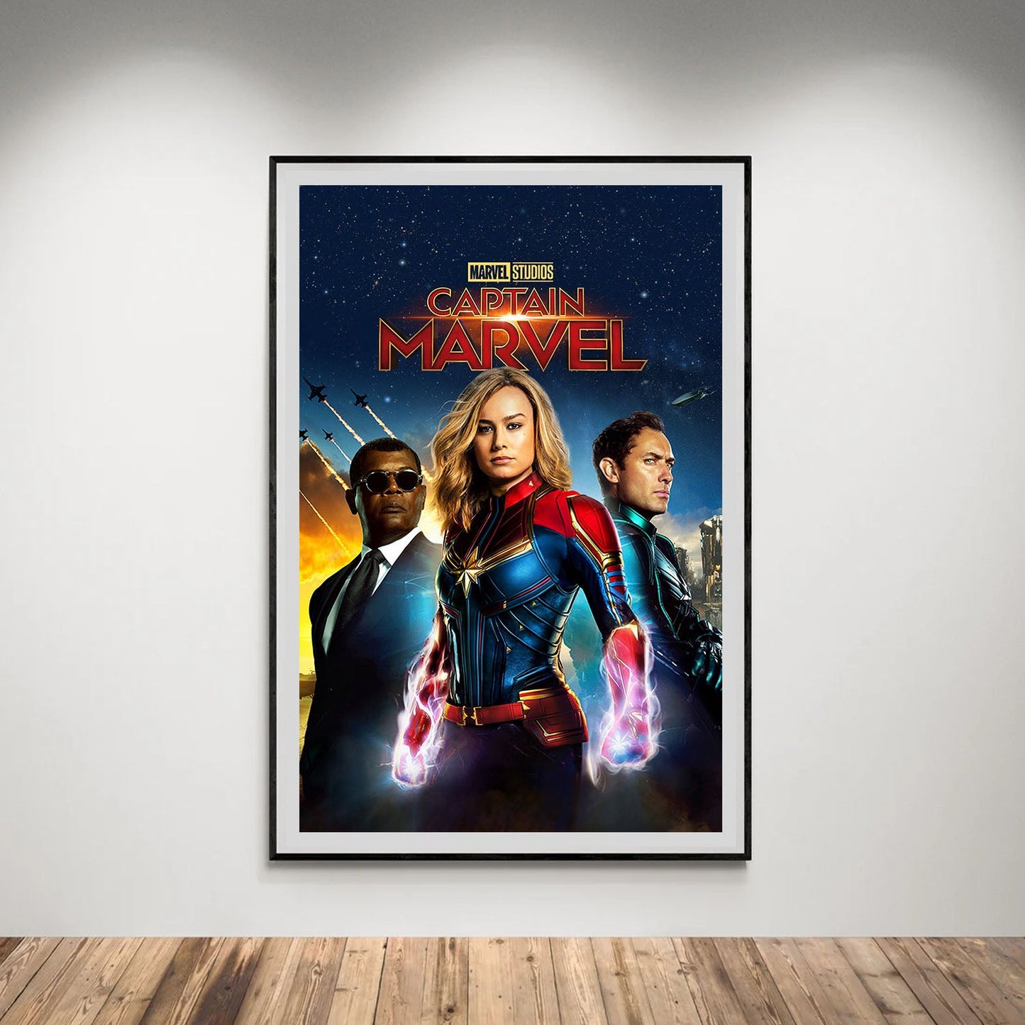 Flex Designs Poster Captain Marvel 5 x 7" Home Goods - Movie 2019 Movie Poster