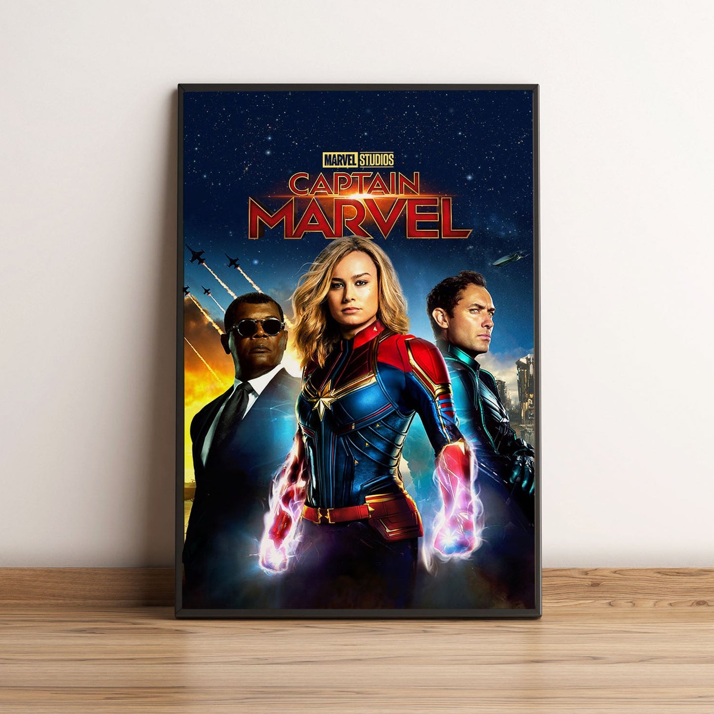 Flex Designs Poster Captain Marvel 5 x 7" Home Goods - Movie 2019 Movie Poster