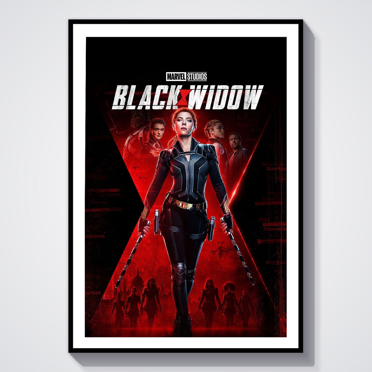 Flex Designs Poster Black Widow 8 x 10" Home Goods - Movie 2021 Movie Poster