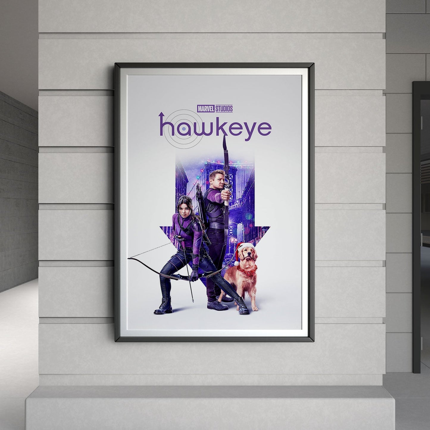 Flex Designs Poster Hawkeye 8 x 10" Home Goods - Movie 2021 Movie Poster