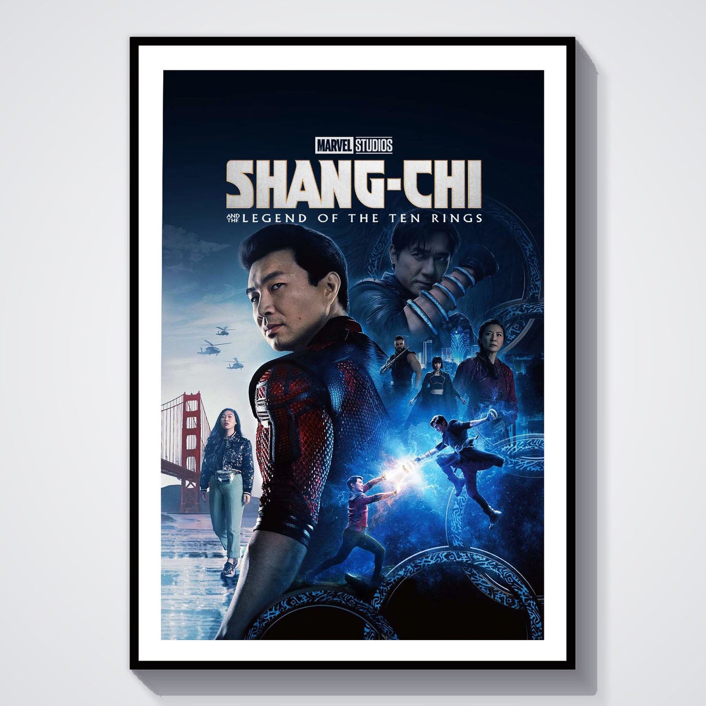 Flex Designs Poster Shang-Chi and the Legend of the Ten Rings 8 x 10" Home Goods - Movie 2021 Movie Poster