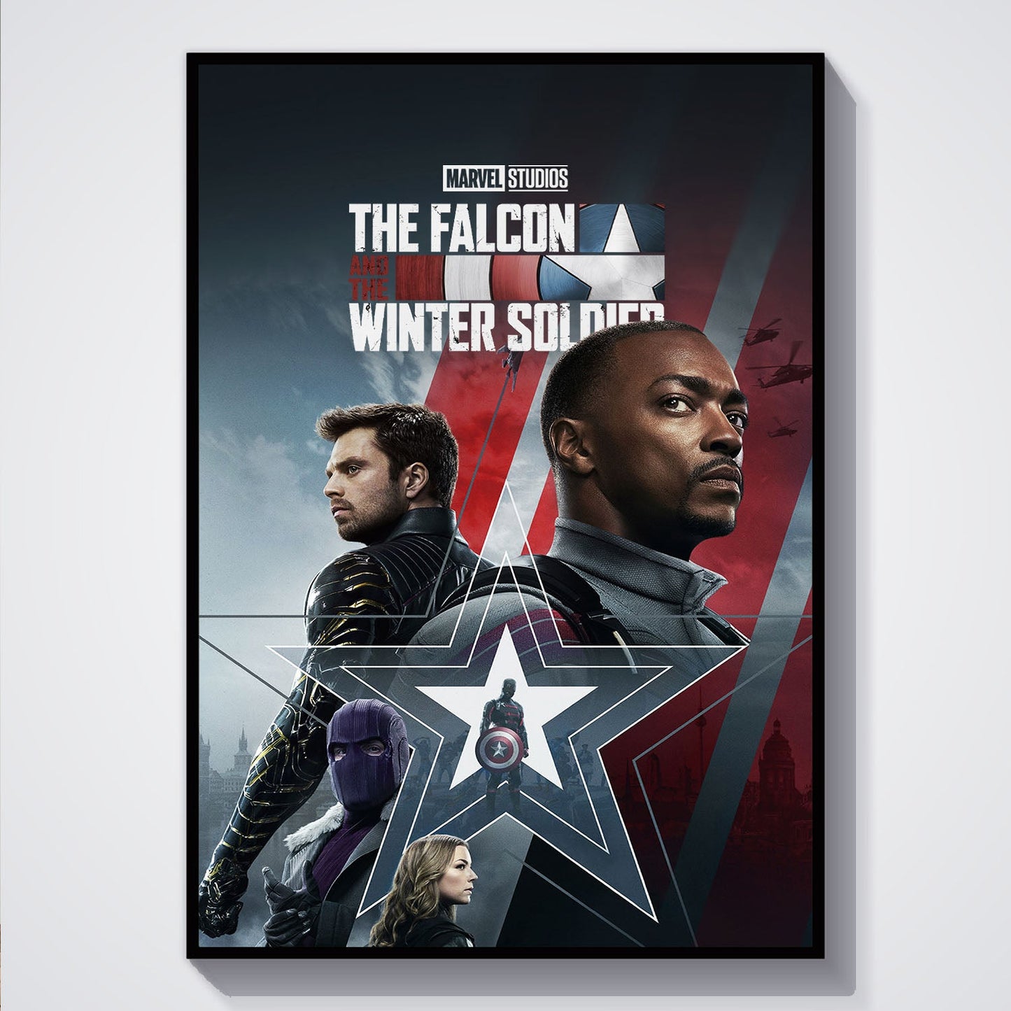 Flex Designs Poster The Falcon and the Winter Soldier 5 x 7" Home Goods - Movie 2021 Movie Poster