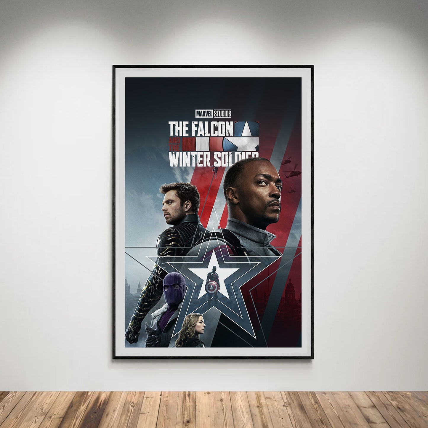 Flex Designs Poster The Falcon and the Winter Soldier 5 x 7" Home Goods - Movie 2021 Movie Poster