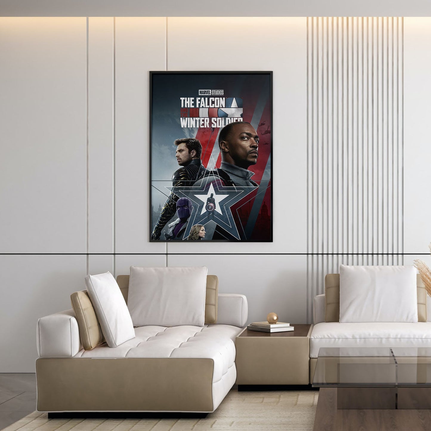 Flex Designs Poster The Falcon and the Winter Soldier 5 x 7" Home Goods - Movie 2021 Movie Poster