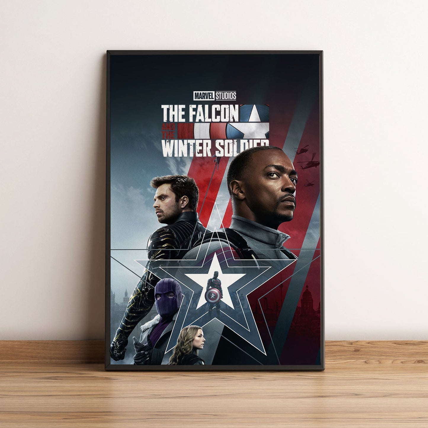 Flex Designs Poster The Falcon and the Winter Soldier 5 x 7" Home Goods - Movie 2021 Movie Poster