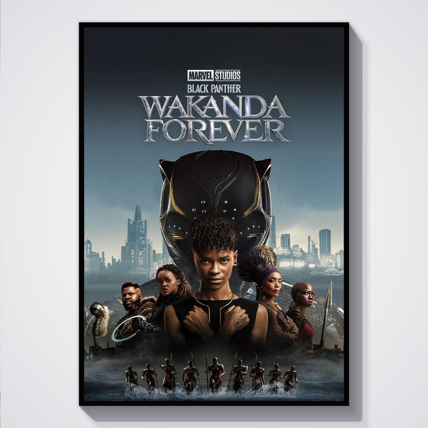 Flex Designs Poster Black Panther Wakanda Forever 5 x 7" Home Goods - Movie 2022 Movie Poster