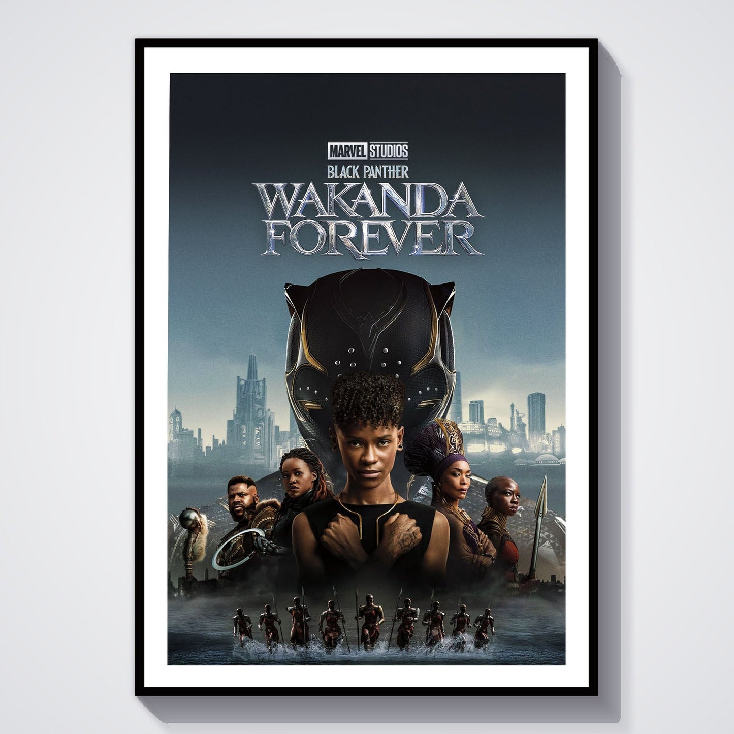 Flex Designs Poster Black Panther Wakanda Forever 8 x 10" Home Goods - Movie 2022 Movie Poster