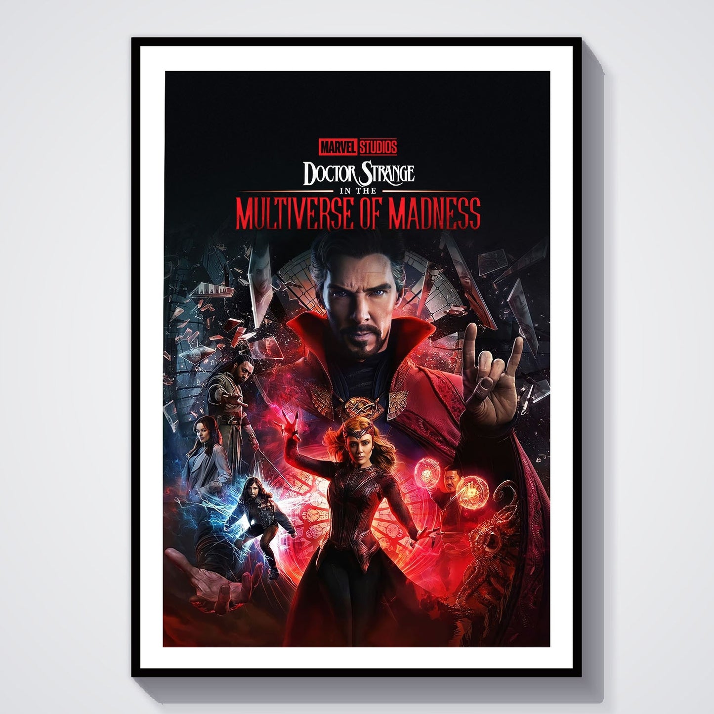 Flex Designs Poster Doctor Strange in the Multiverse of Madness 8 x 10" Home Goods - Movie 2022 Movie Poster