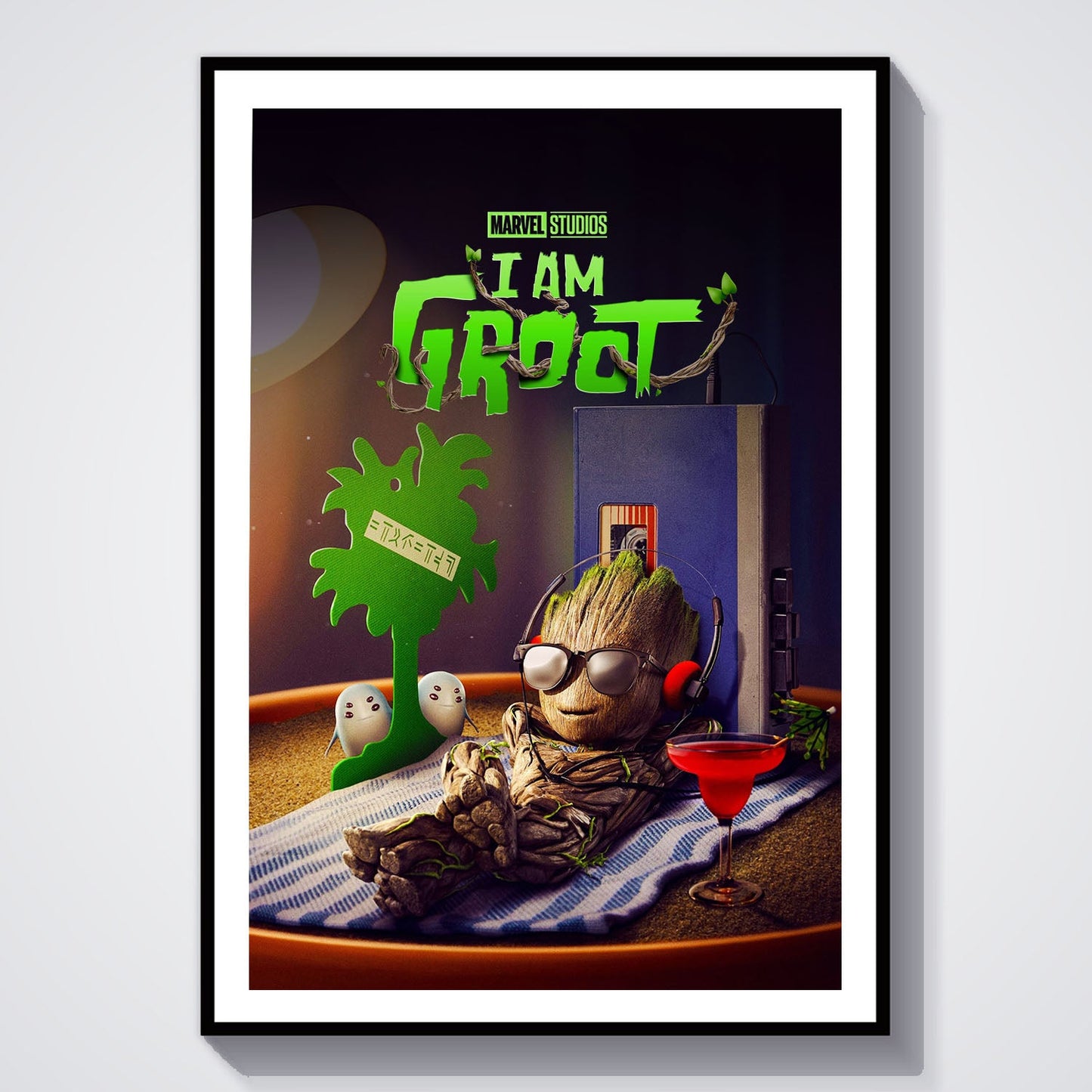 Flex Designs Poster I Am Groot 8 x 10" Home Goods - Movie 2022 Movie Poster
