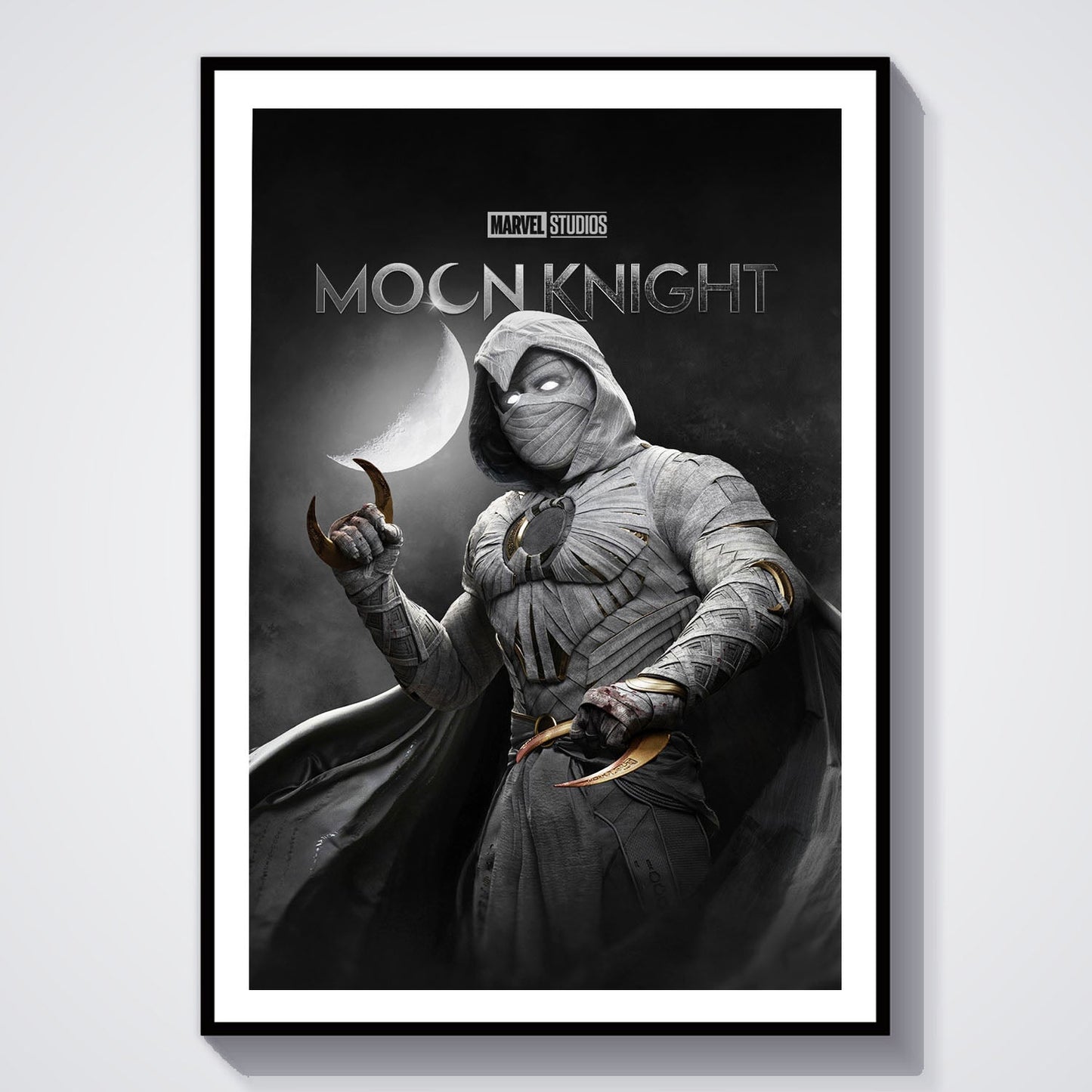 Flex Designs Poster Moon Knight 8 x 10" Home Goods - Movie 2022 Movie Poster