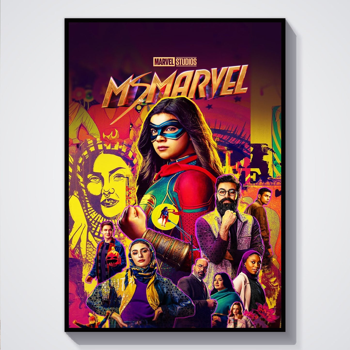 Flex Designs Poster Ms Marvel 5 x 7" Home Goods - Movie 2022 Movie Poster