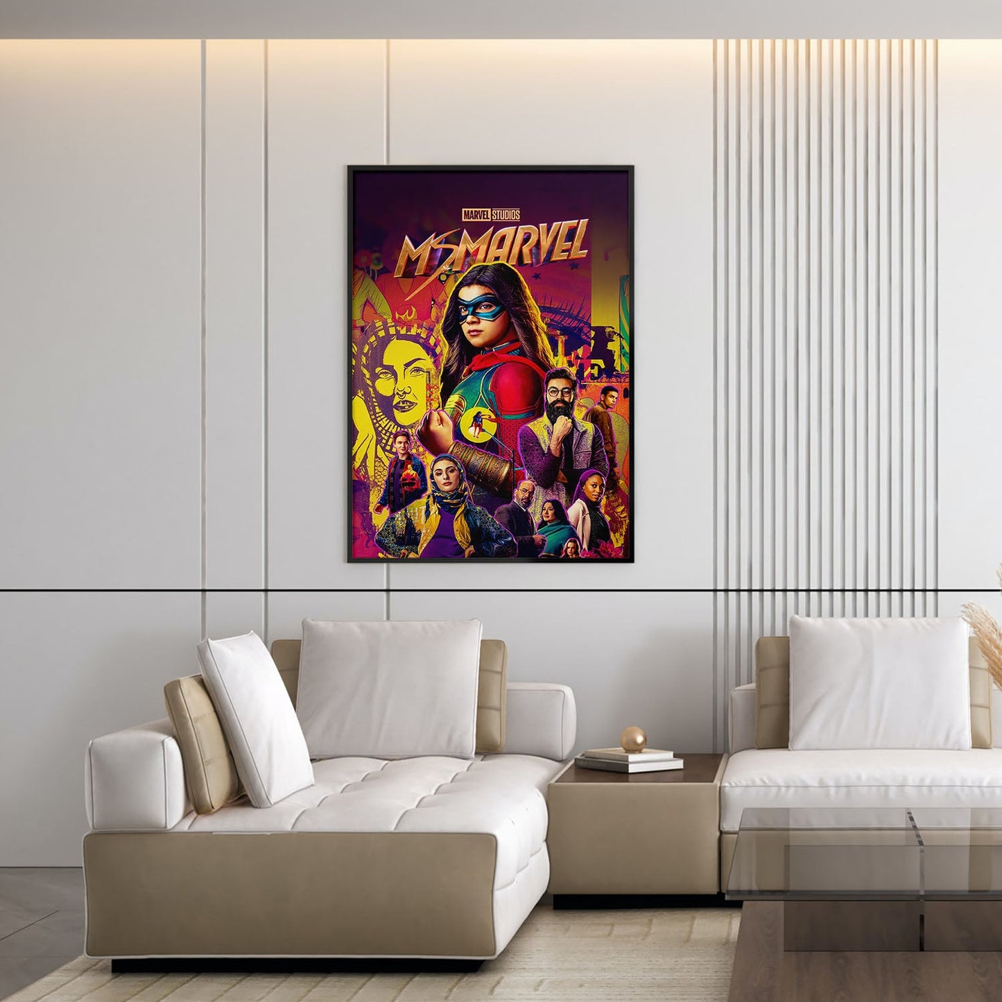 Flex Designs Poster Ms Marvel 5 x 7" Home Goods - Movie 2022 Movie Poster