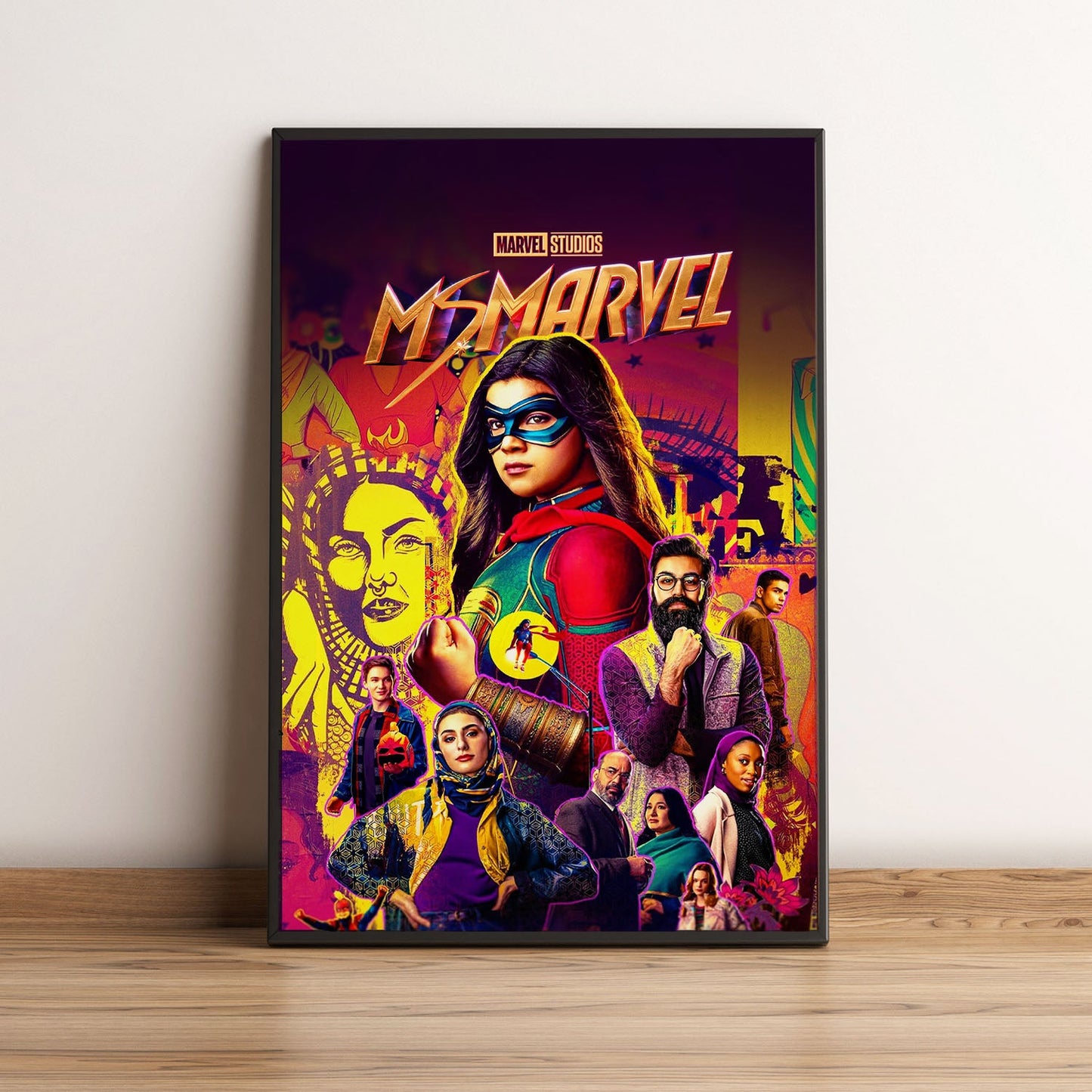 Flex Designs Poster Ms Marvel 5 x 7" Home Goods - Movie 2022 Movie Poster