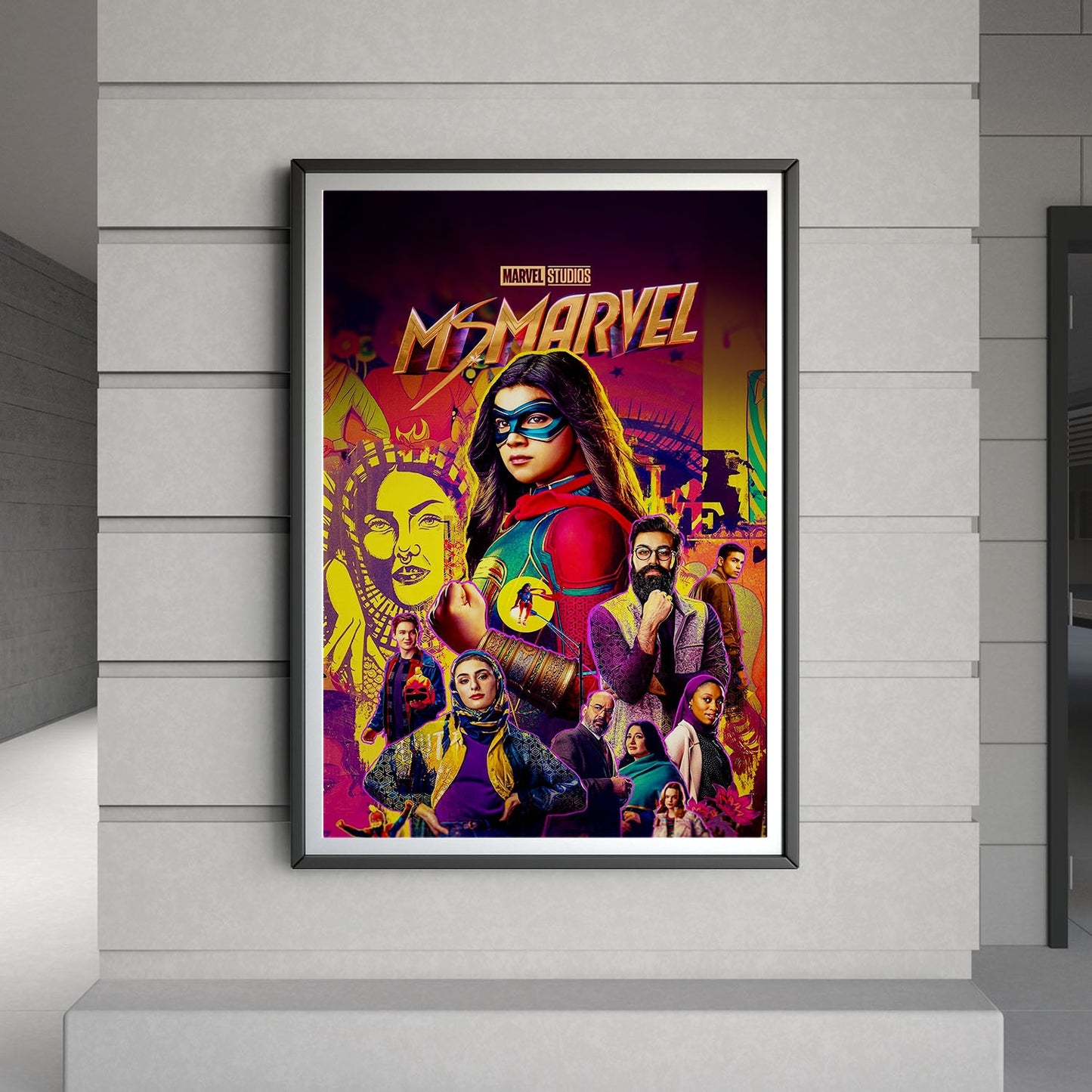 Flex Designs Poster Ms Marvel 8 x 10" Home Goods - Movie 2022 Movie Poster