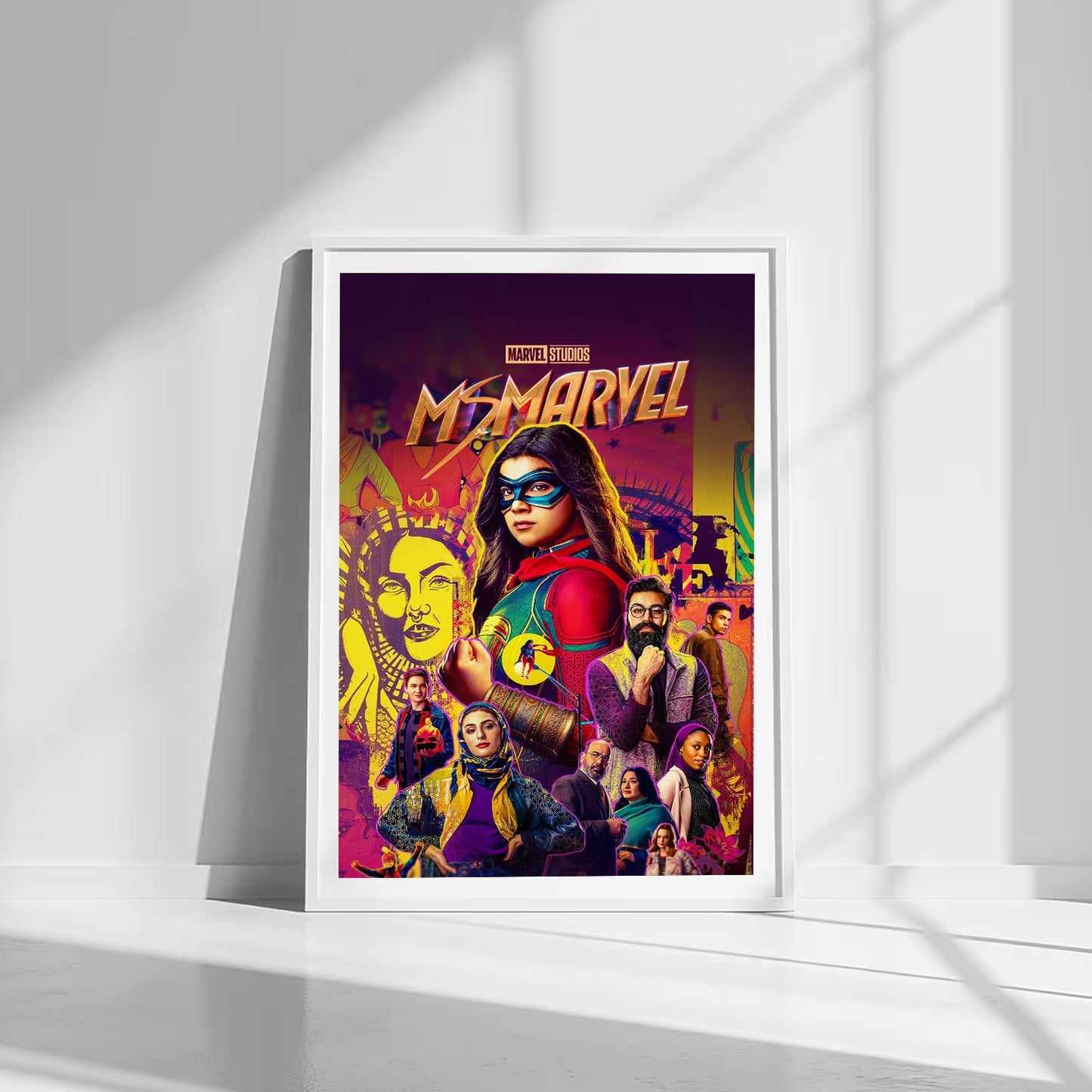 Flex Designs Poster Ms Marvel 8 x 10" Home Goods - Movie 2022 Movie Poster