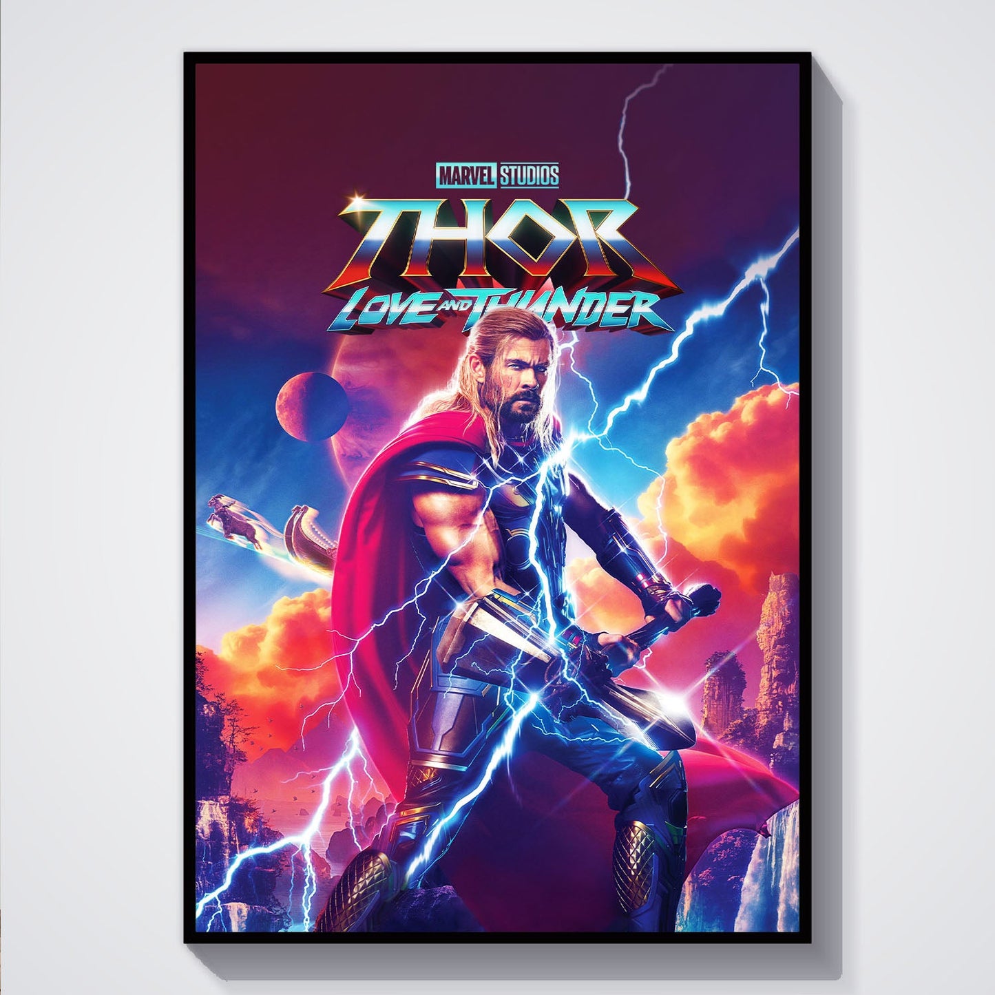 Flex Designs Poster Thor Love and Thunder 5 x 7" Home Goods - Movie 2022 Movie Poster
