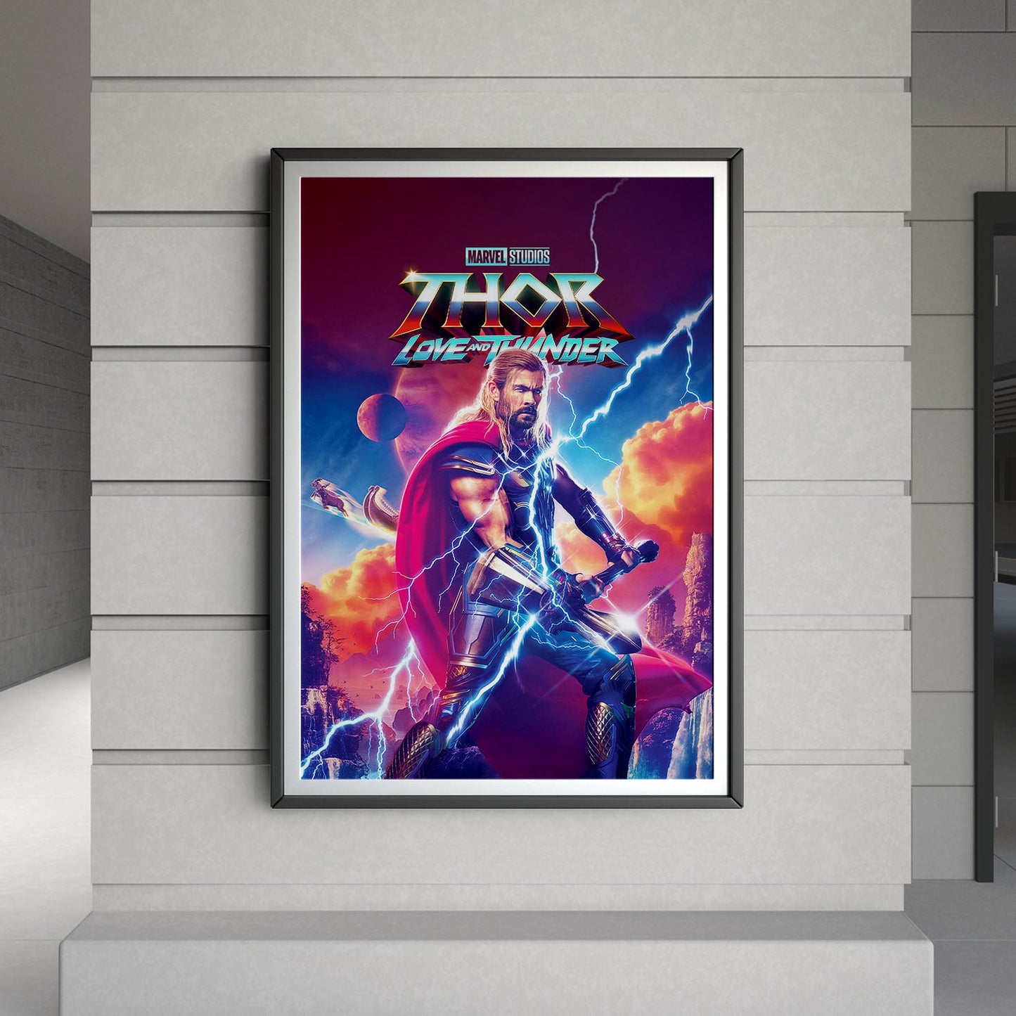 Flex Designs Poster Thor Love and Thunder 8 x 10" Home Goods - Movie 2022 Movie Poster