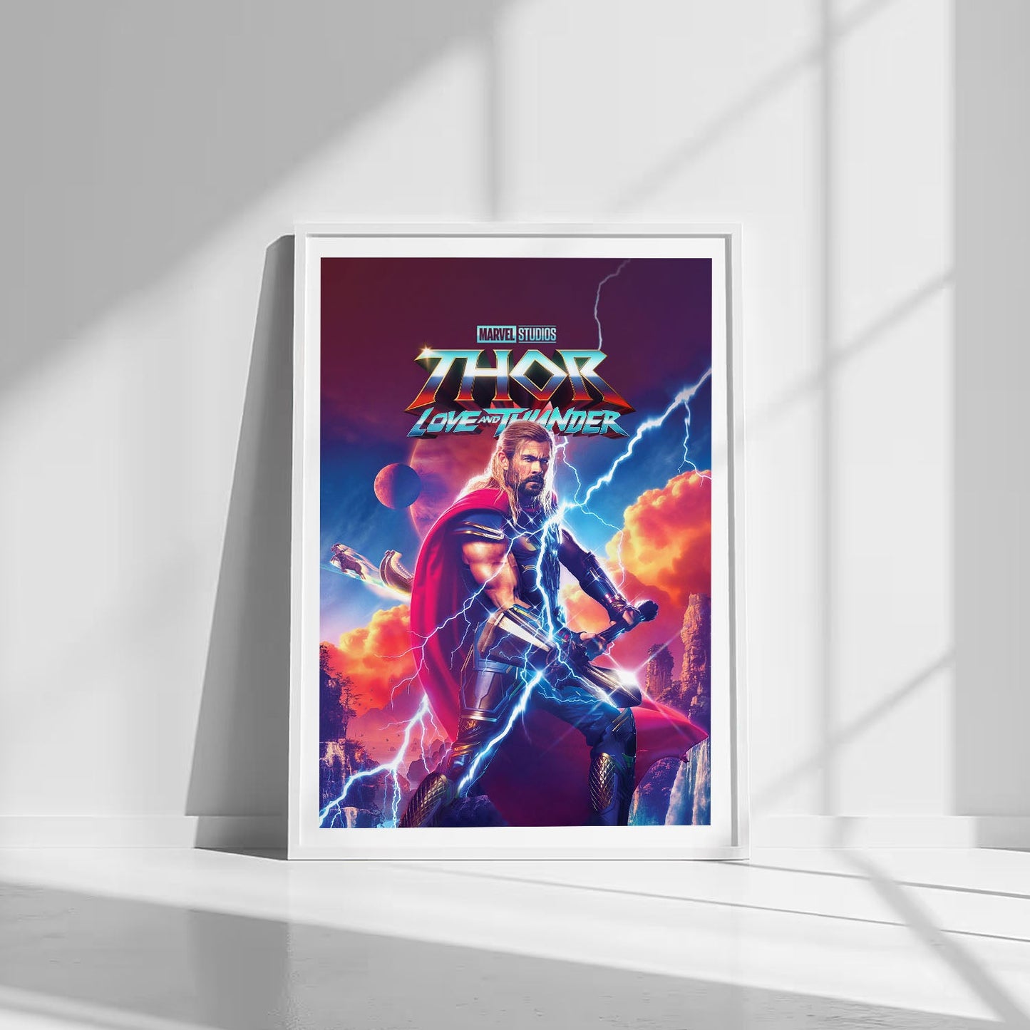 Flex Designs Poster Thor Love and Thunder 8 x 10" Home Goods - Movie 2022 Movie Poster