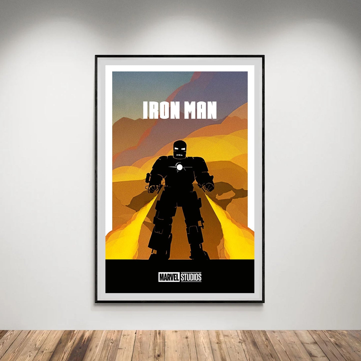 Flex Designs Poster Iron Man Minimalist 5 x 7" Home Goods - Movie 2008 Movie Poster