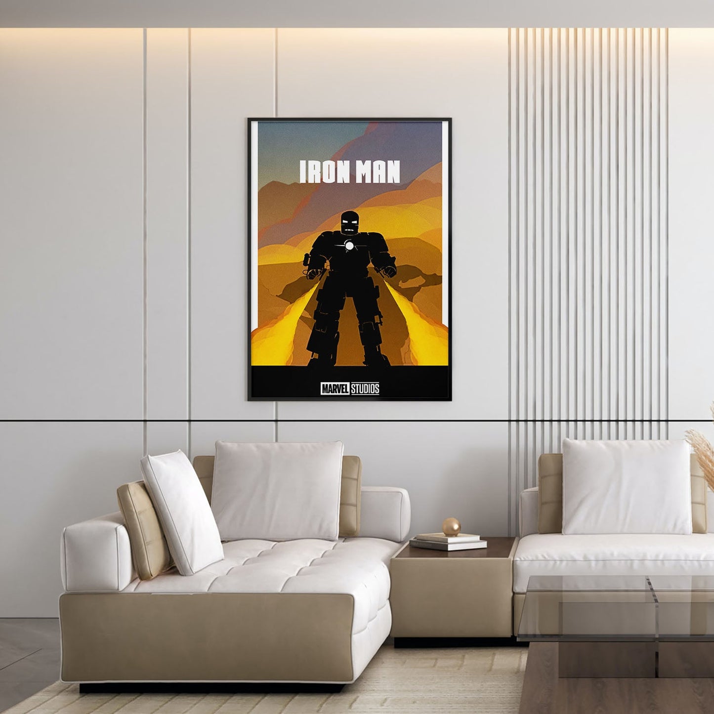 Flex Designs Poster Iron Man Minimalist 5 x 7" Home Goods - Movie 2008 Movie Poster