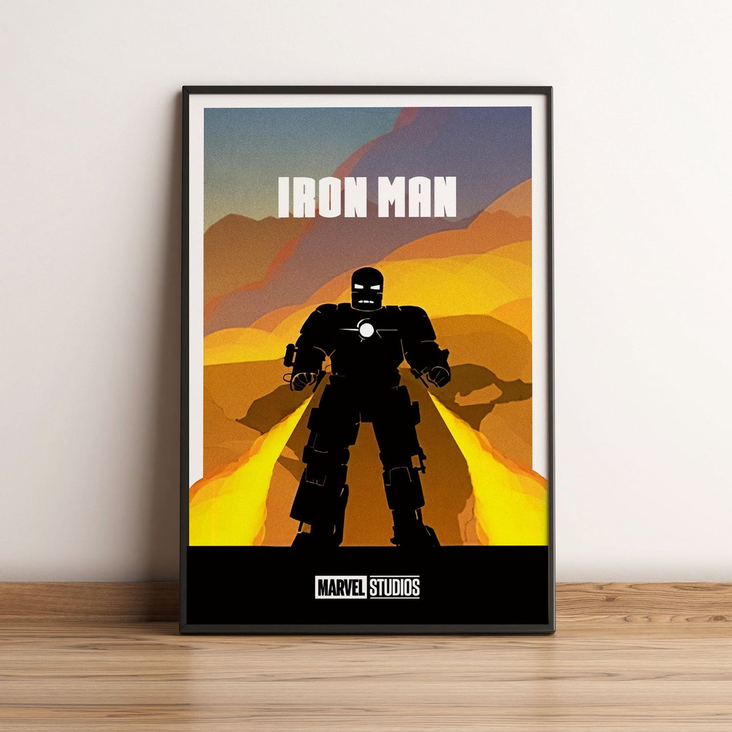 Flex Designs Poster Iron Man Minimalist 5 x 7" Home Goods - Movie 2008 Movie Poster