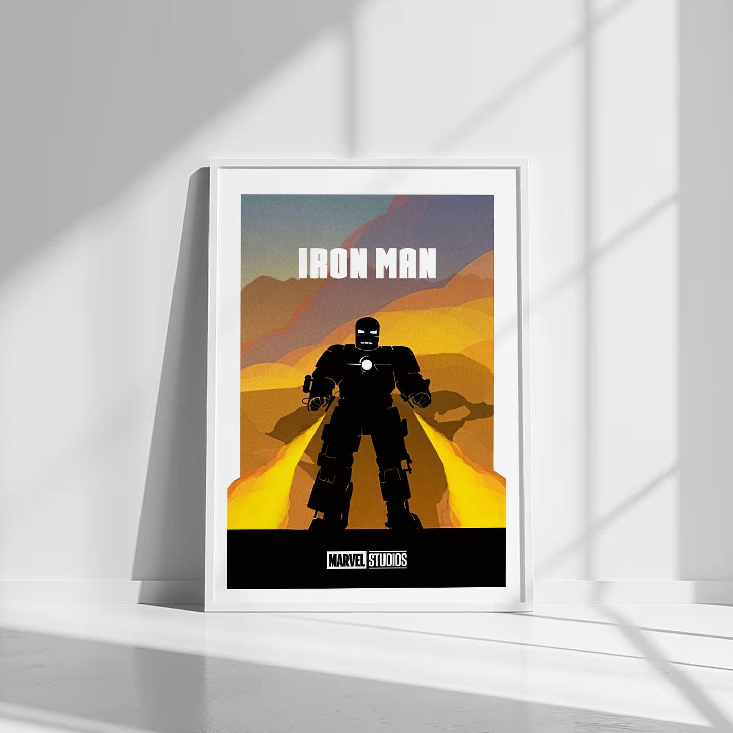 Flex Designs Poster Iron Man Minimalist 8 x 10" Home Goods - Movie 2008 Movie Poster