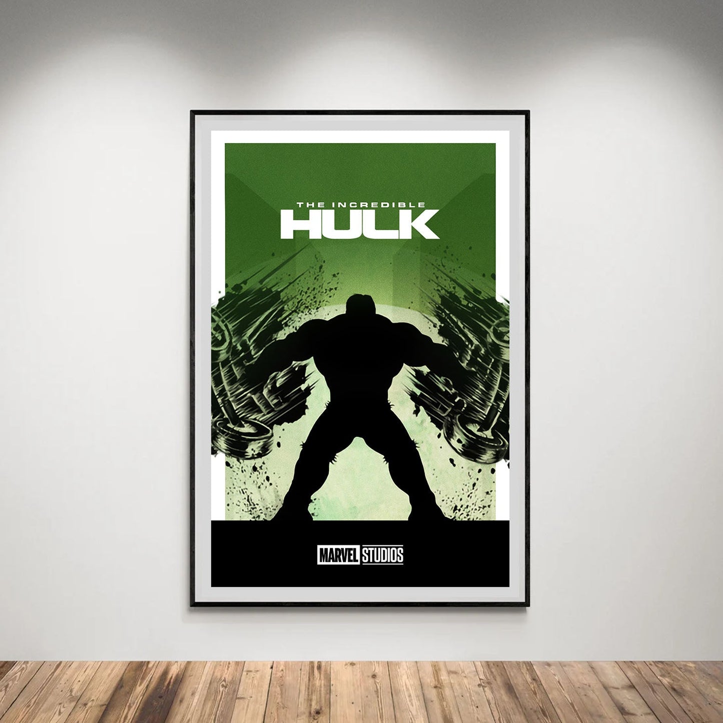 Flex Designs Poster The Incredible Hulk Minimalist 5 x 7" Home Goods - Movie 2008 Movie Poster