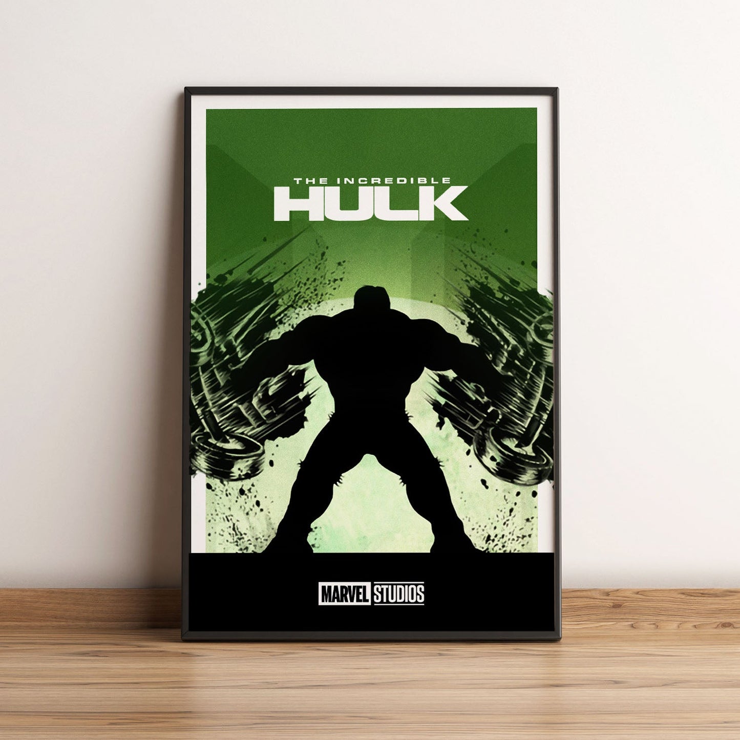 Flex Designs Poster The Incredible Hulk Minimalist 5 x 7" Home Goods - Movie 2008 Movie Poster