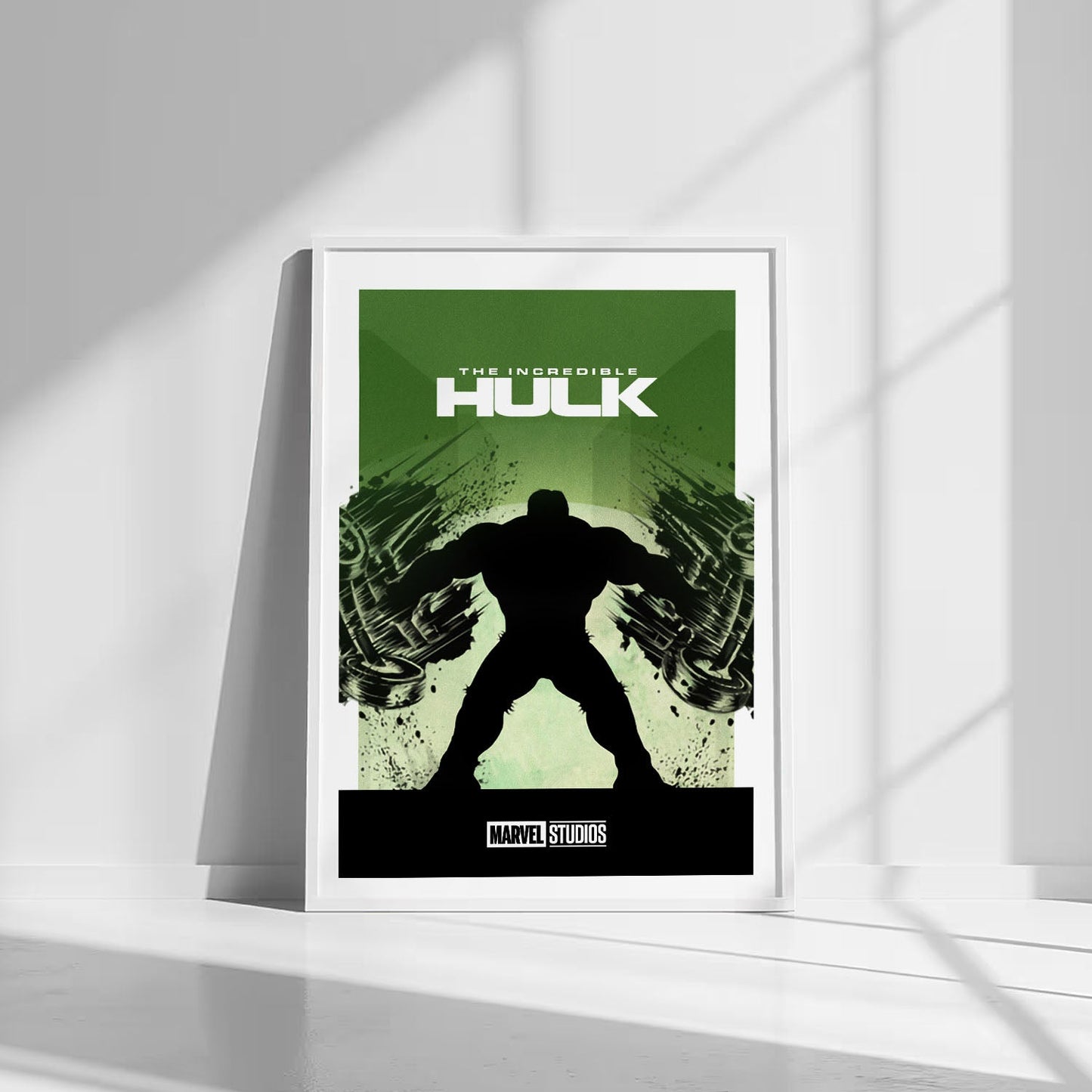 Flex Designs Poster The Incredible Hulk Minimalist 8 x 10" Home Goods - Movie 2008 Movie Poster