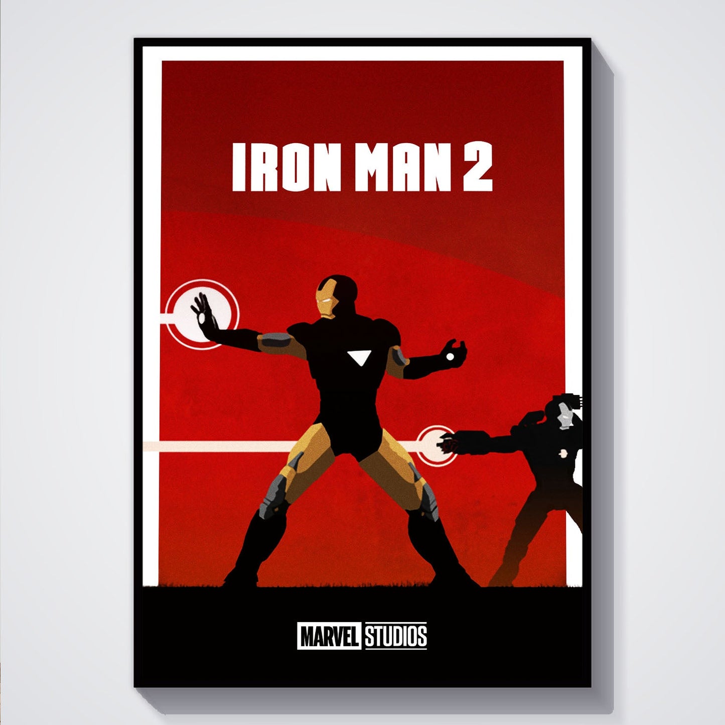 Flex Designs Poster Iron Man 2 Minimalist 5 x 7" Home Goods - Movie 2010 Movie Poster