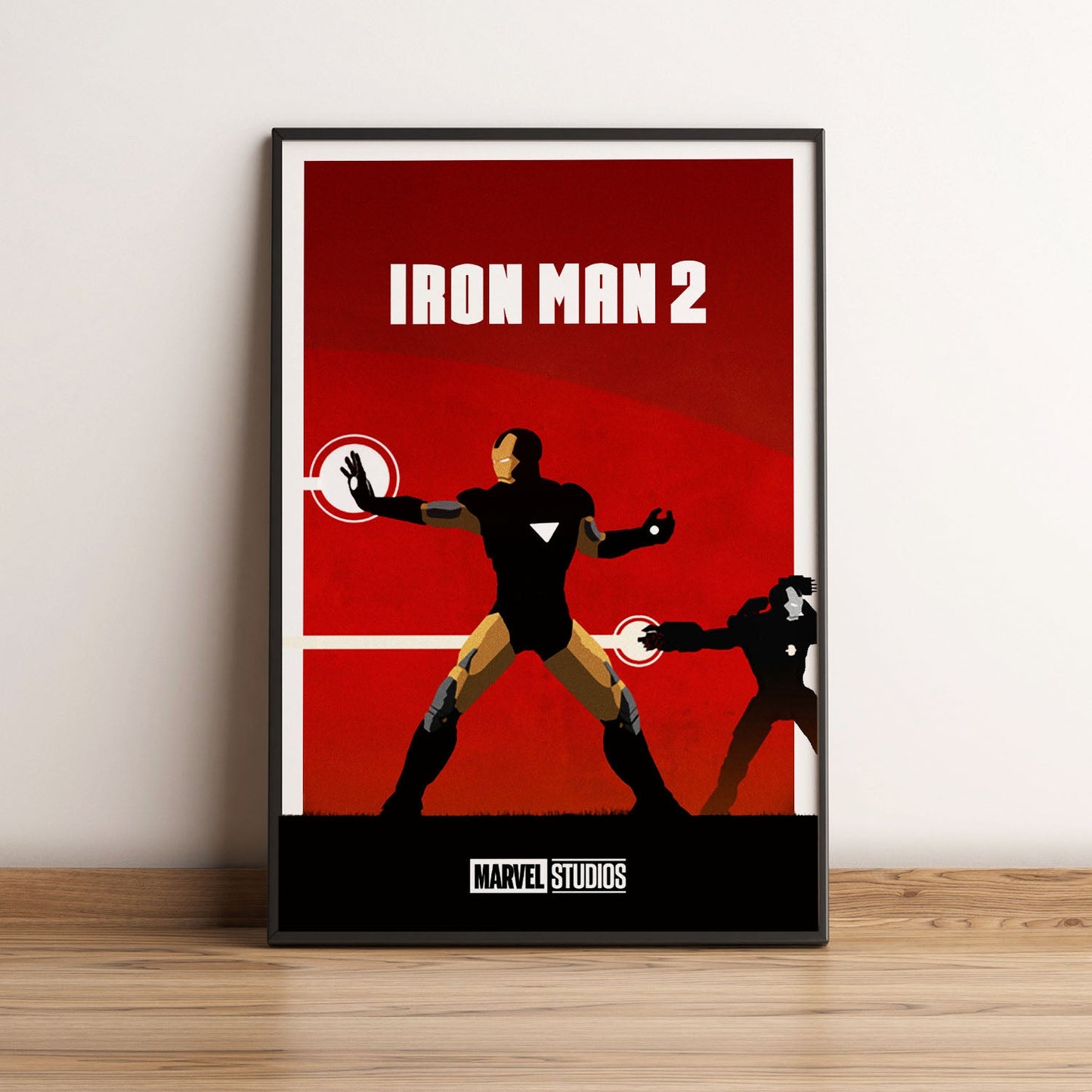 Flex Designs Poster Iron Man 2 Minimalist 5 x 7" Home Goods - Movie 2010 Movie Poster