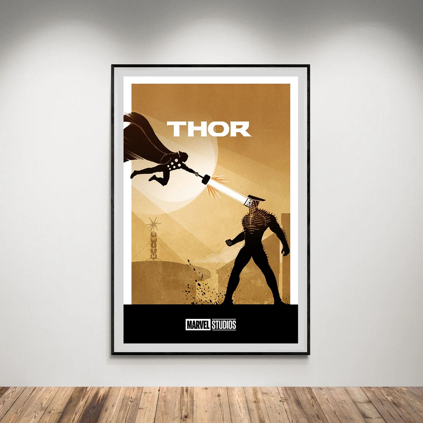 Flex Designs Poster Thor Minimalist 5 x 7" Home Goods - Movie 2011 Movie Poster